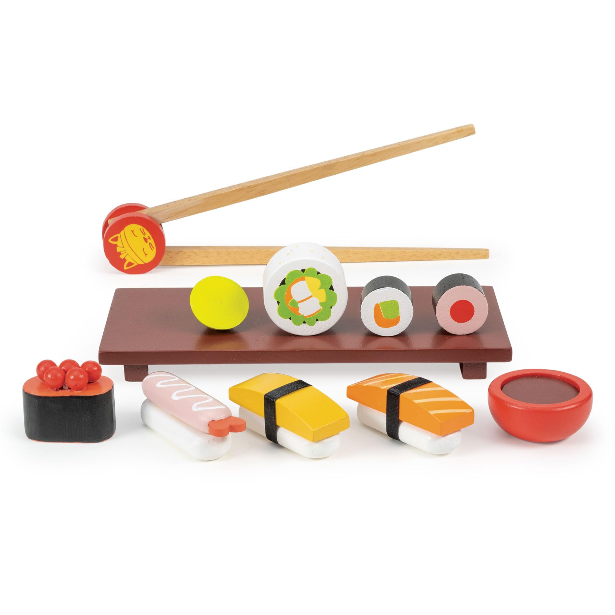 Mentari Wooden Sushi Play Food Set (11-Piece Set) jvh00