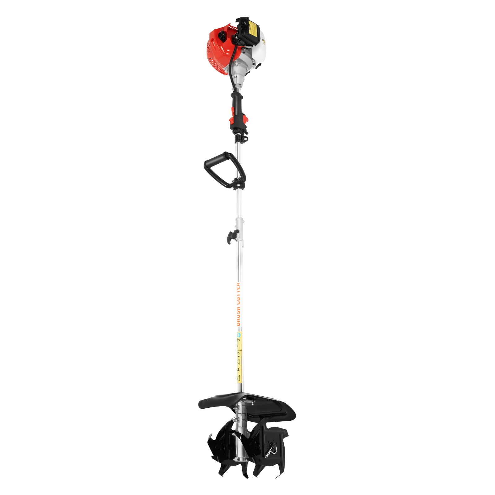 FOGGBET 51.7cc 2-Stroke Gas Powered Mini Tiller Cultivator for Garden and Farm (9 in Width) dgu79