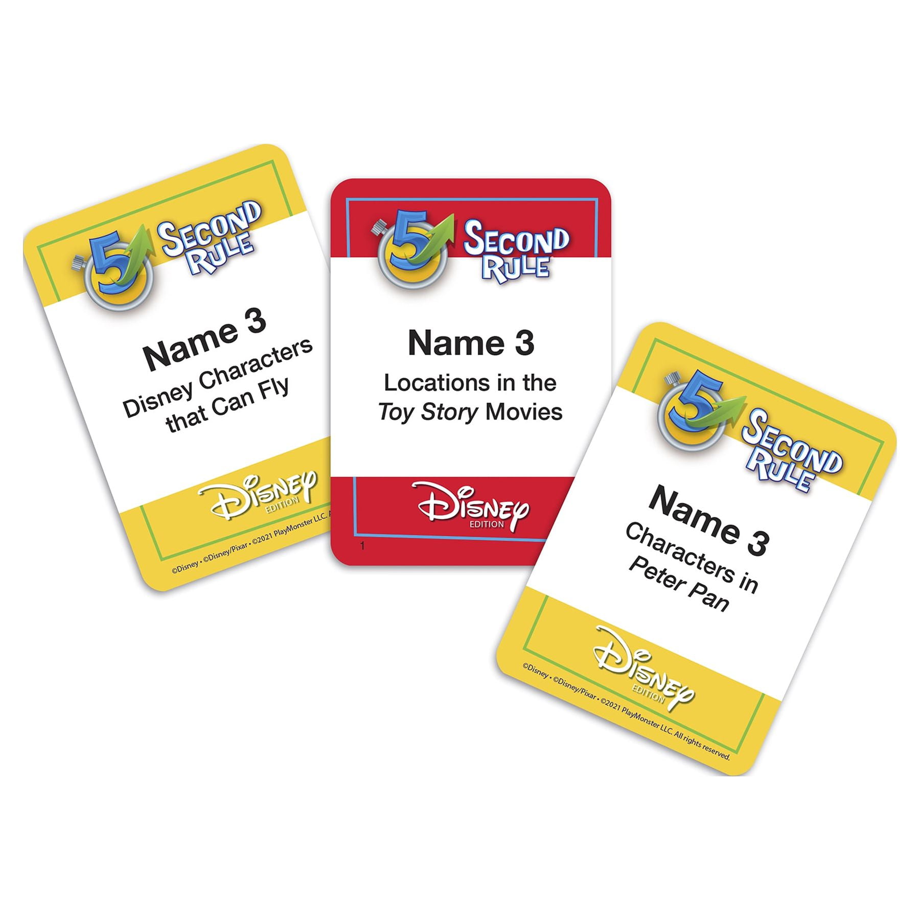 PlayMonster Disney 5 Second Rule Board Game for Kids and Families (1 Pack) i985m