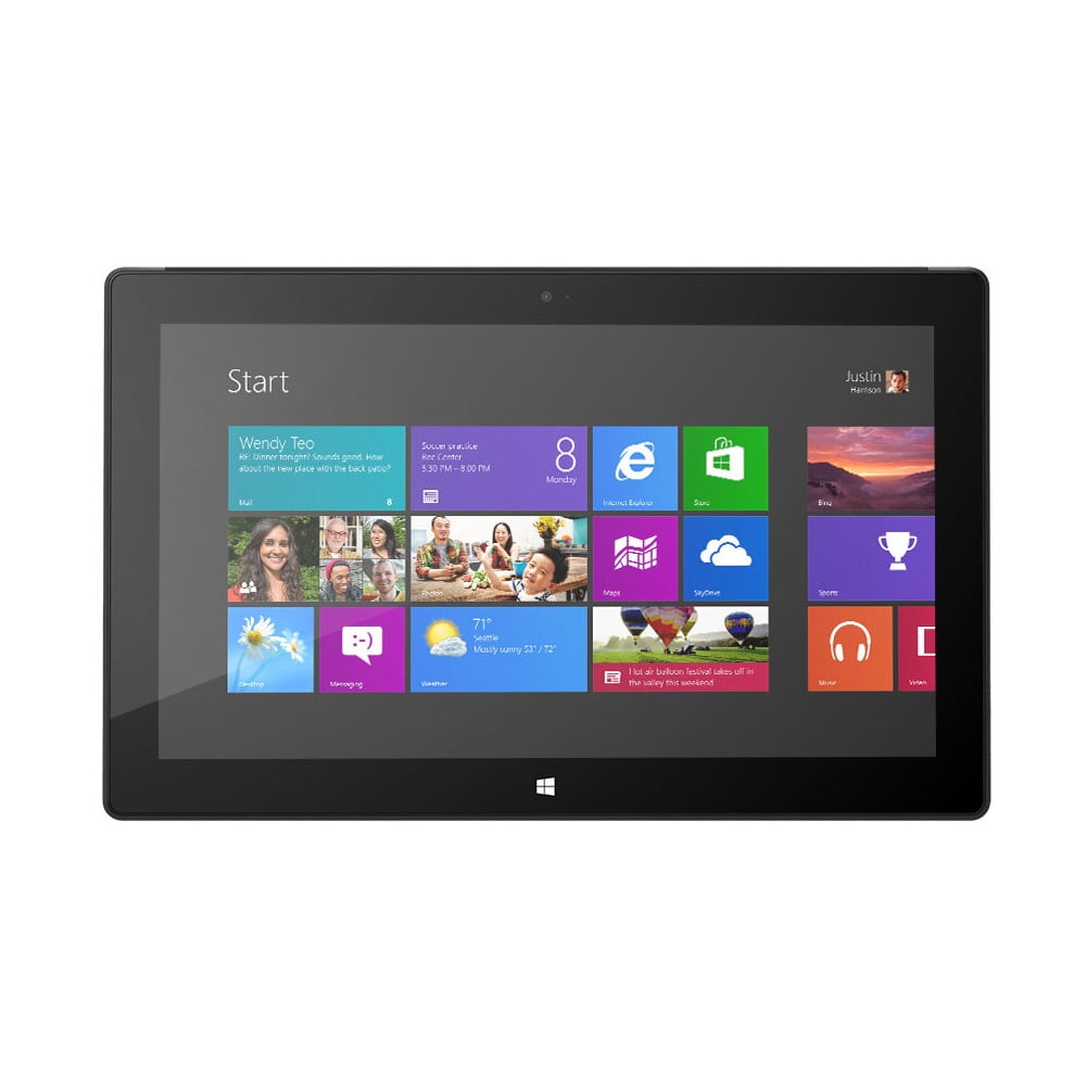 Microsoft Surface Pro 1 Tablet 10.6 in Display Core i5 4GB RAM 128GB SSD (Black, 10.6 in) 99s8z