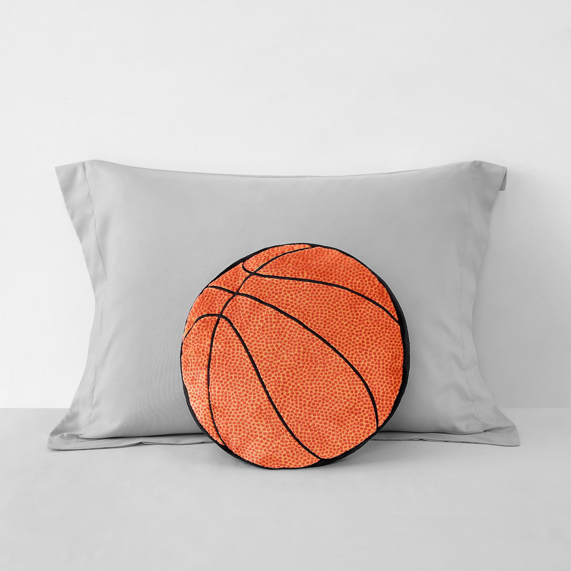 Your Zone Kids Basketball Decorative Throw Pillow (Orange, 14 in x 14 in) dbhso