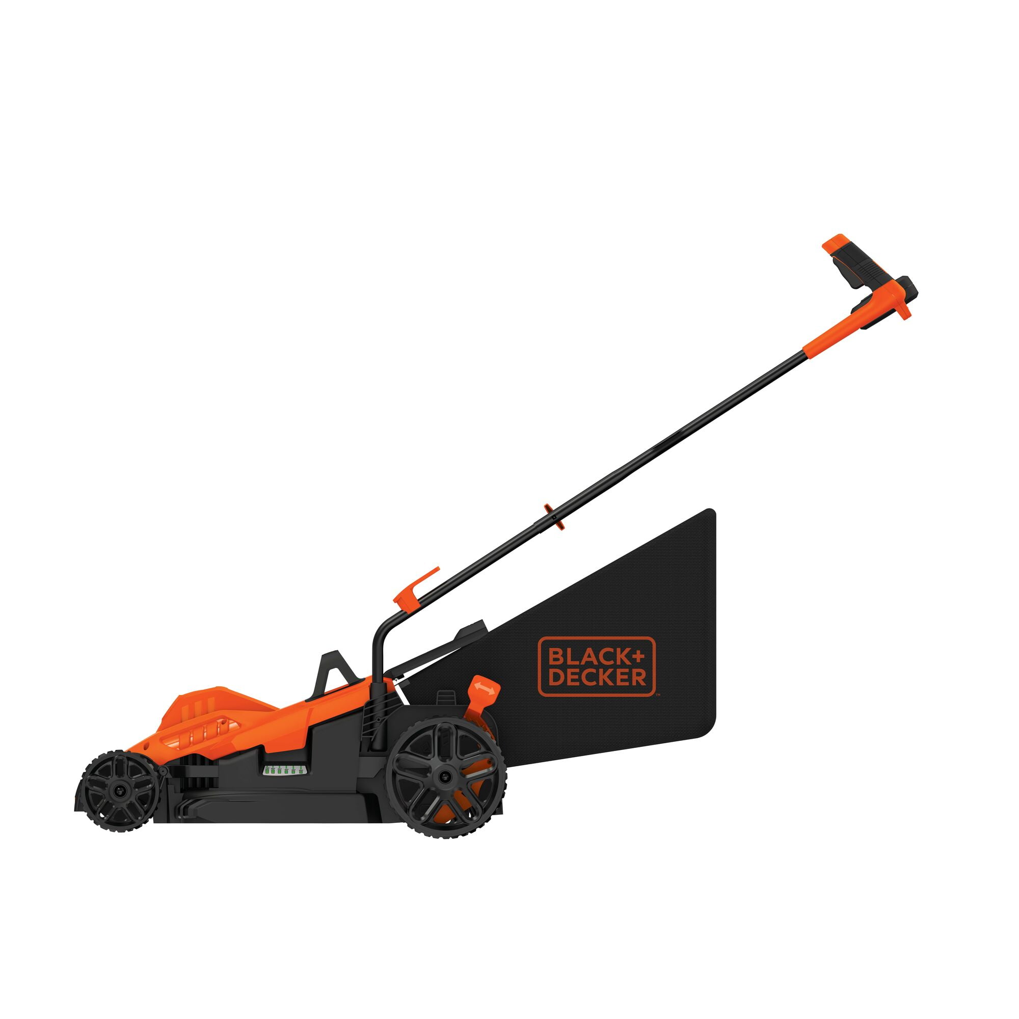 BLACK+DECKER 15 Inch Corded Electric Push Mower with Comfort Grip Handle (Black, 15 in) 246h4