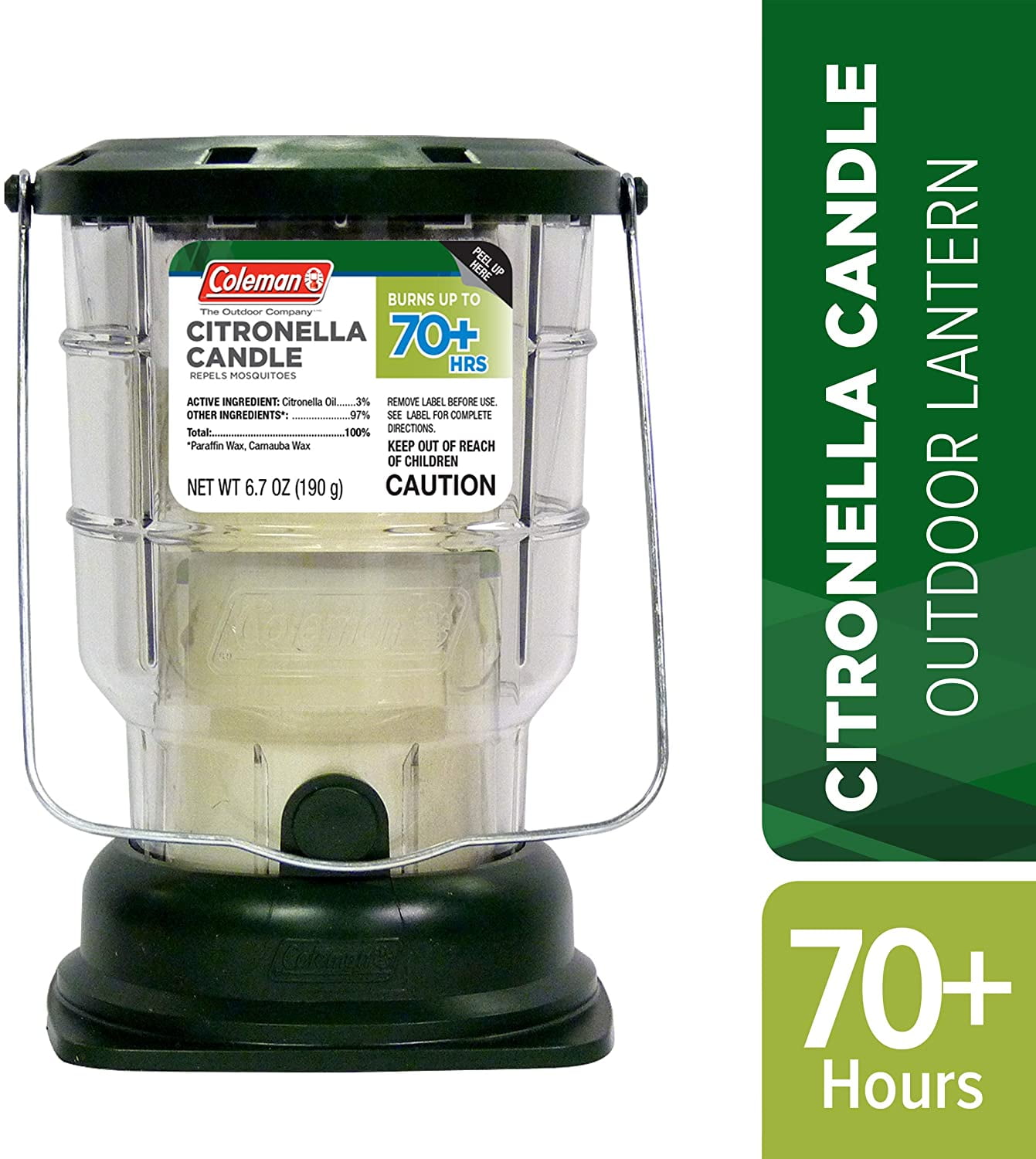 Coleman Citronella Outdoor Lantern Candle (6.7 oz) 24t7g