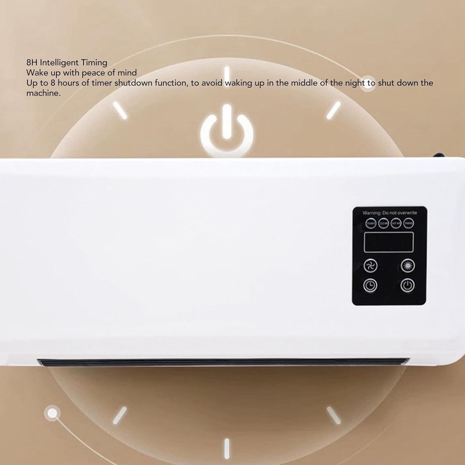Fankiway Smart Electric Wall Heater with Remote Control (Fast Heating, 1500W) 33ynn