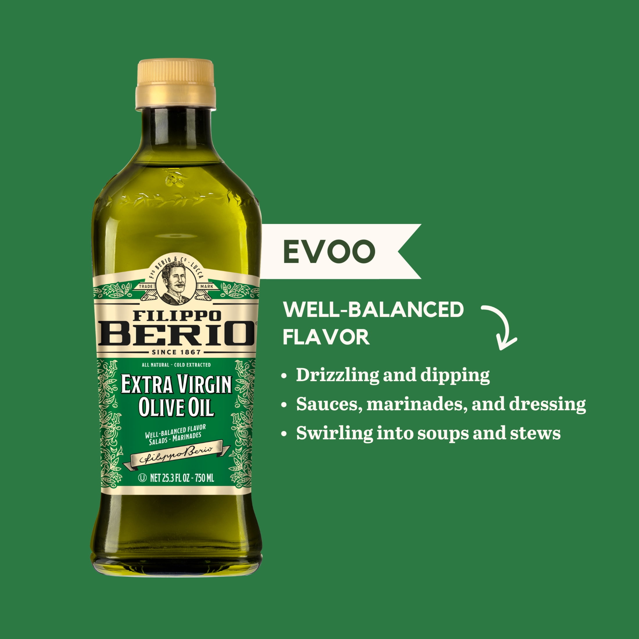 Filippo Berio Extra Virgin Olive Oil (25.3 fl oz) fem0k
