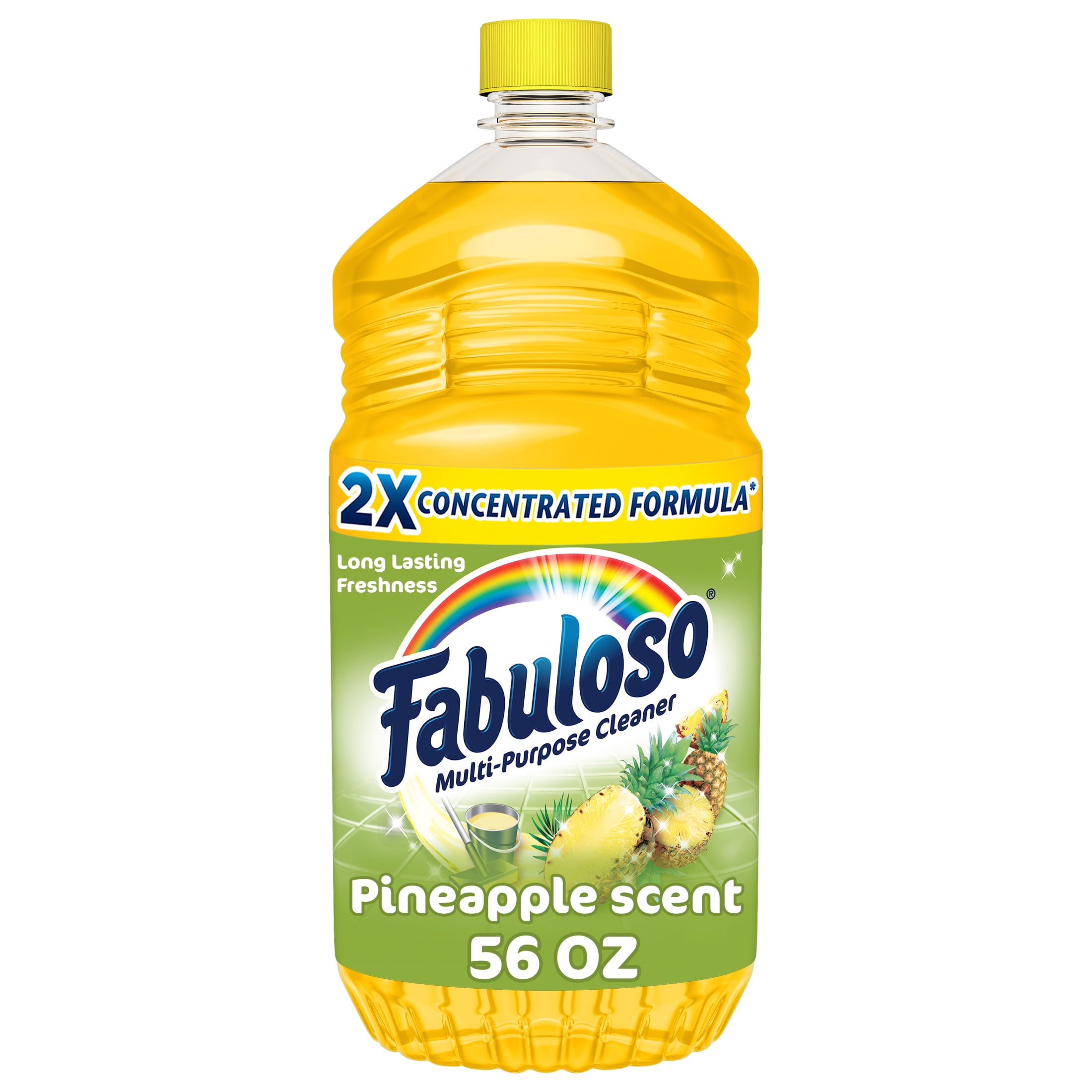 Fabuloso Multi-Purpose Cleaner, 2X Concentrated Formula, Pineapple Scent (56 fl oz) i01q6