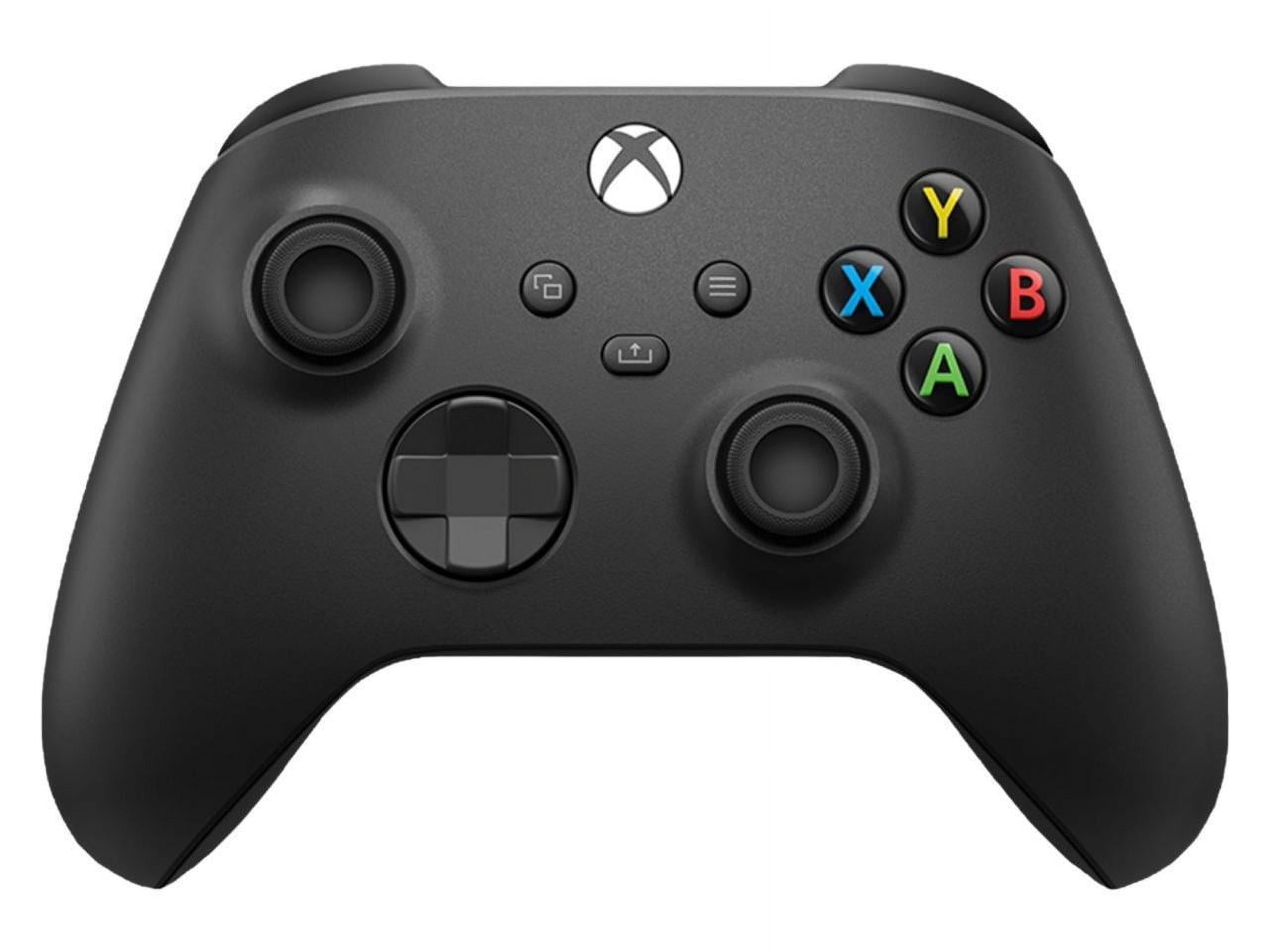 XBOX Wireless Controller Carbon Black for Series X|S, One, and PC (Carbon Black, 1 Count) 0fqdw