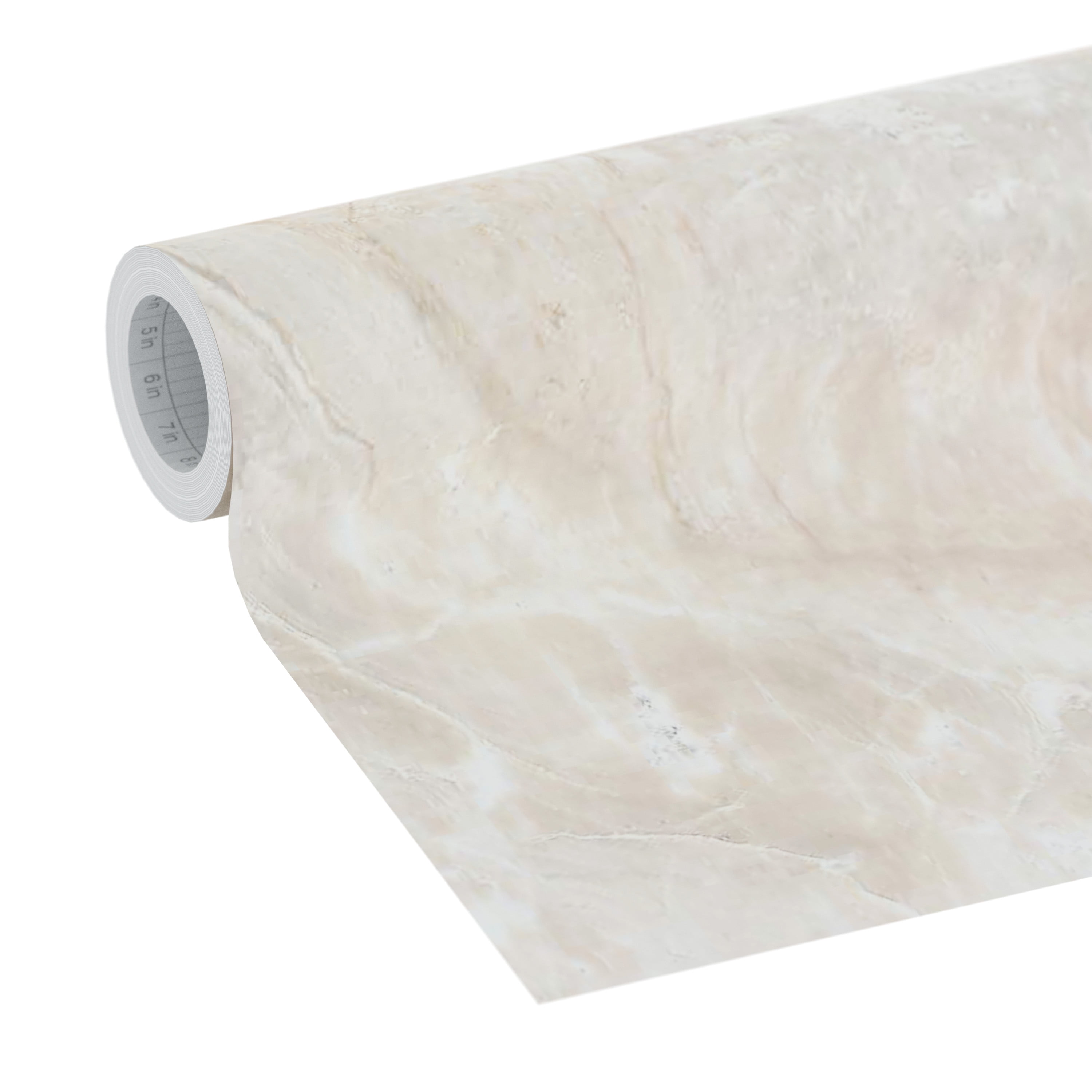 EasyLiner Premium Peel & Stick Adhesive Liner (Taupe Marble, 20 in. x 18 ft.) fui2n