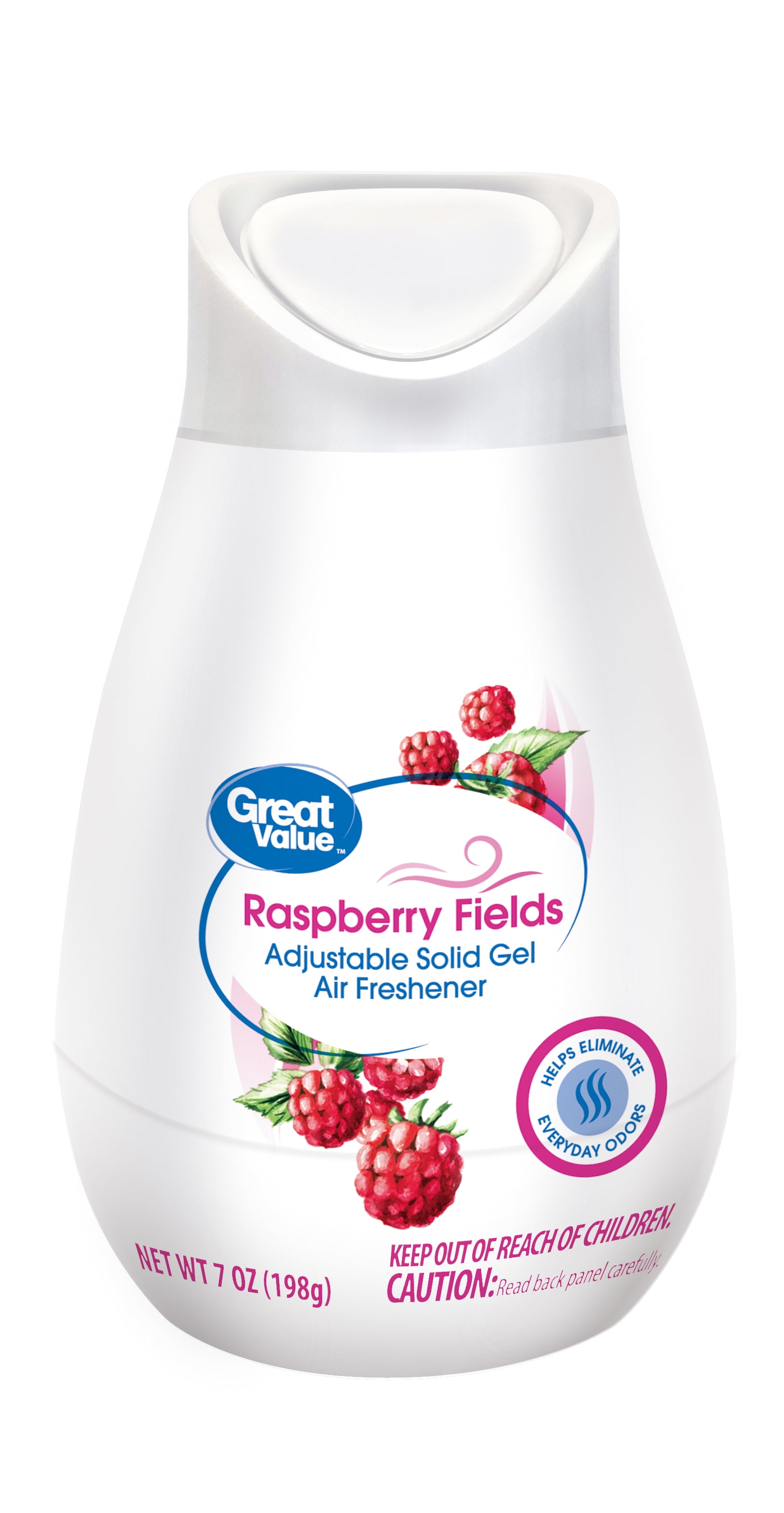 Great Value Adjustable Solid Gel Air Freshener, Raspberry Fields Scent (7 oz) 93ae0