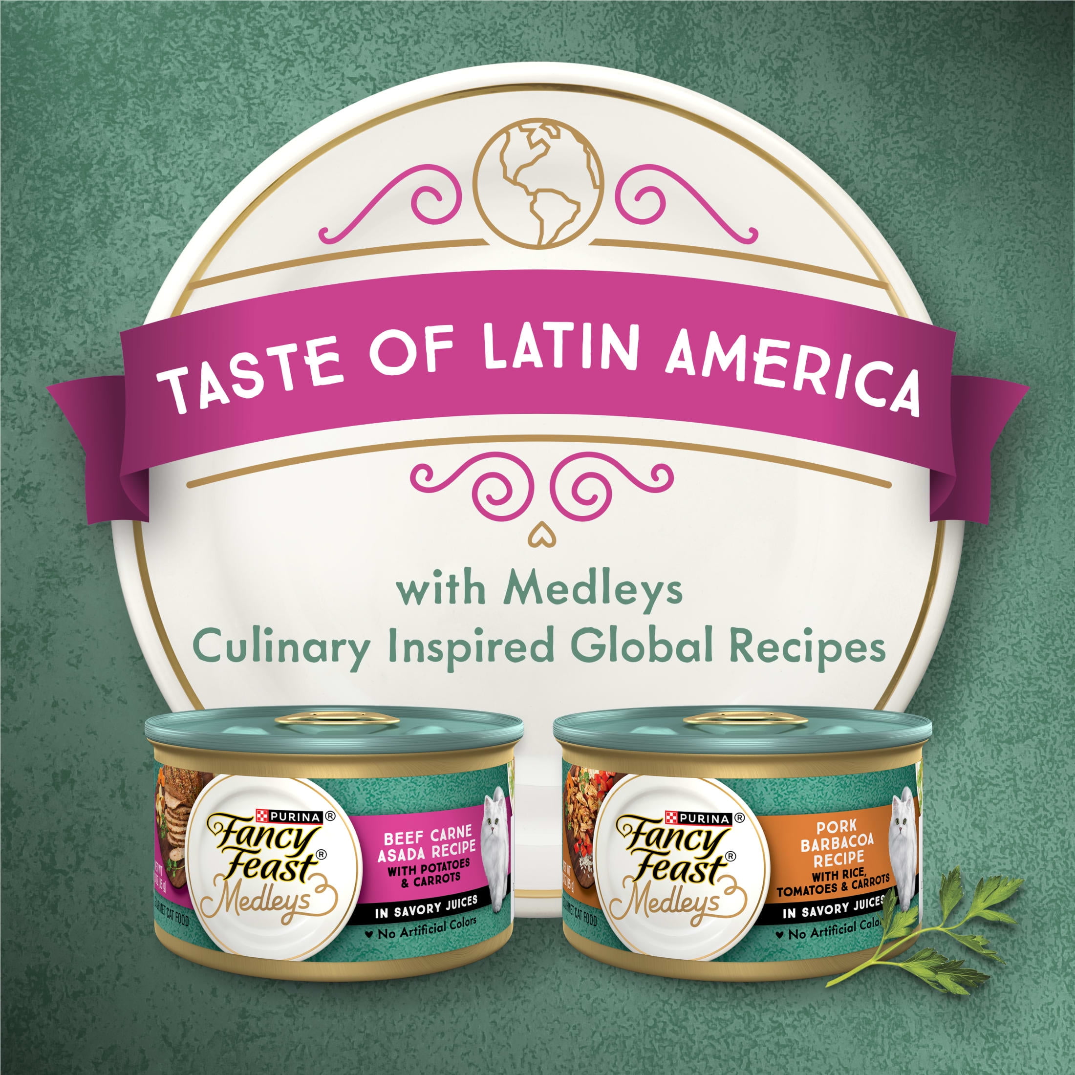 Fancy Feast Medleys Wet Cat Food Pork Barbacoa Recipe with Rice, Tomatoes and Carrots (3 oz) ymtuh