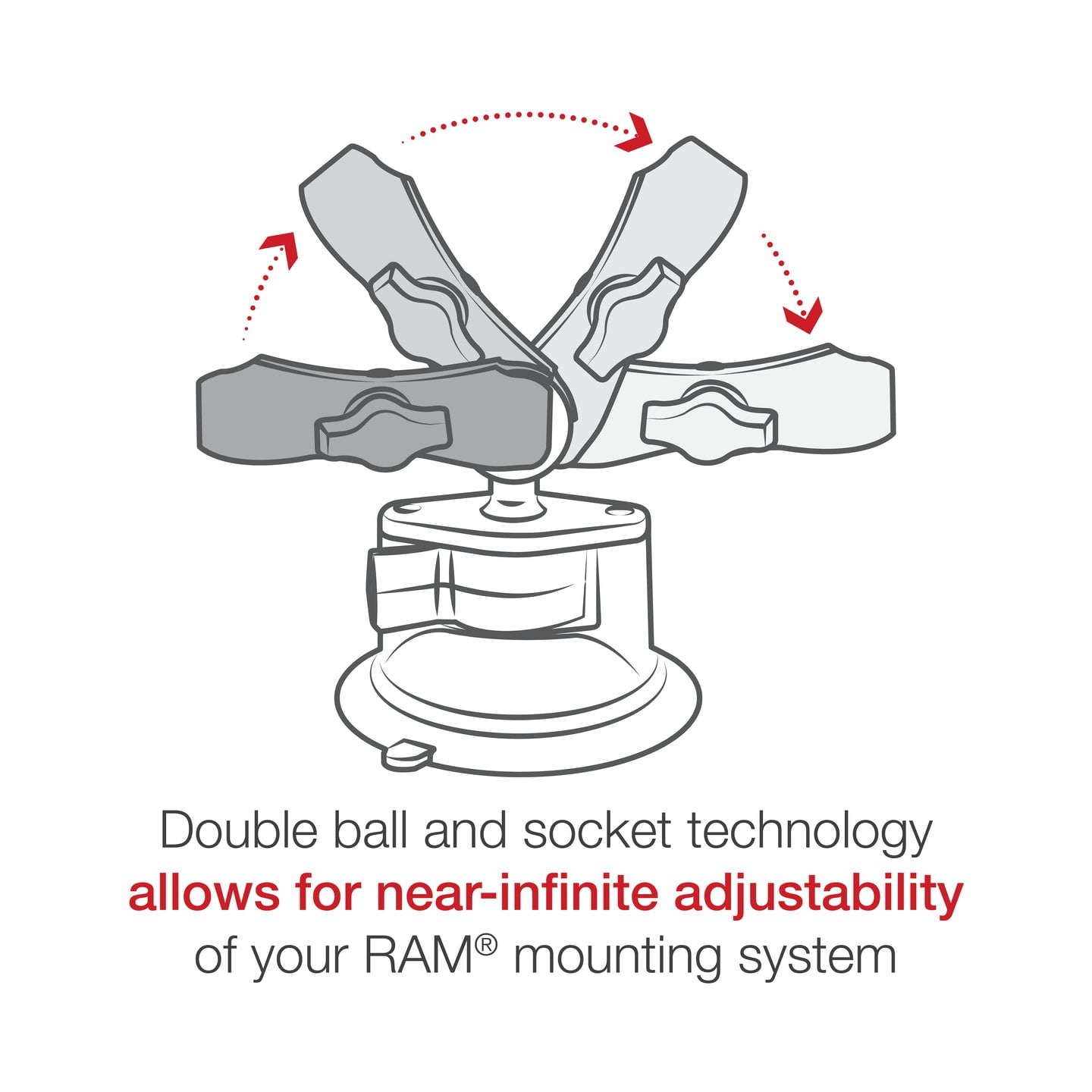 RAM Mounts X-Grip Tablet Holder with Twist-Lock Suction Cup Mount (Black, 7 in to 8 in) bq40d
