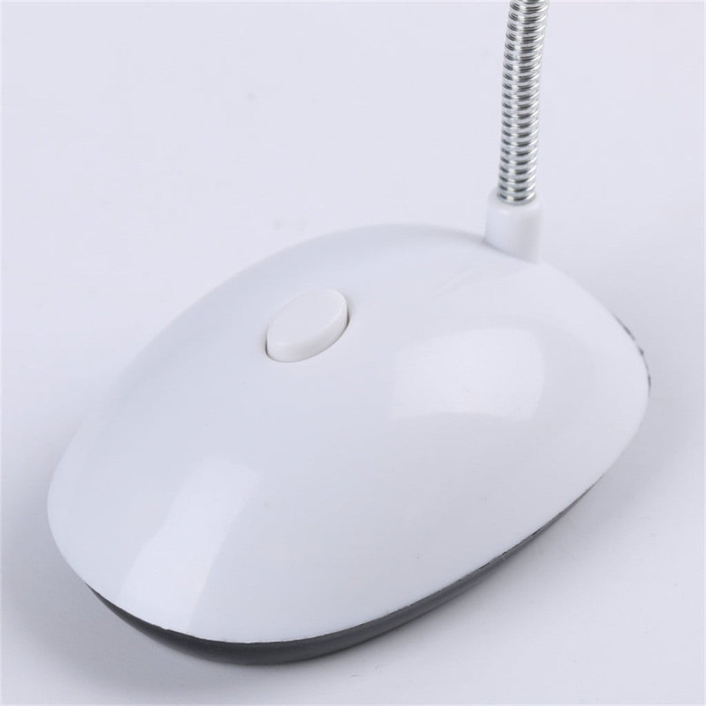 Moocorvic LED Desk Lamp with Touch Control and Flexible Neck (White, 2 in) ycatx