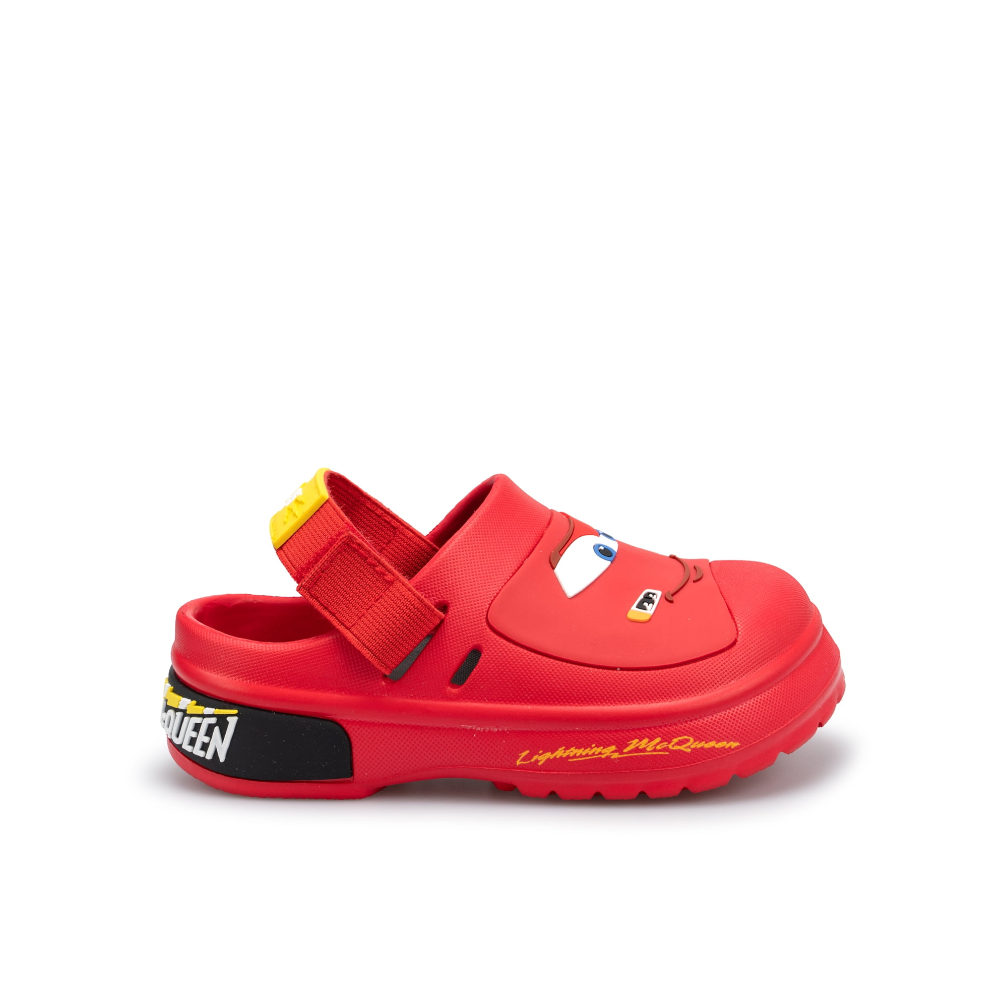 Disney Pixar Cars Toddler Boys Comfort Clog Lightweight Slip-on Shoes (Red, 8 Toddler) v3sb3