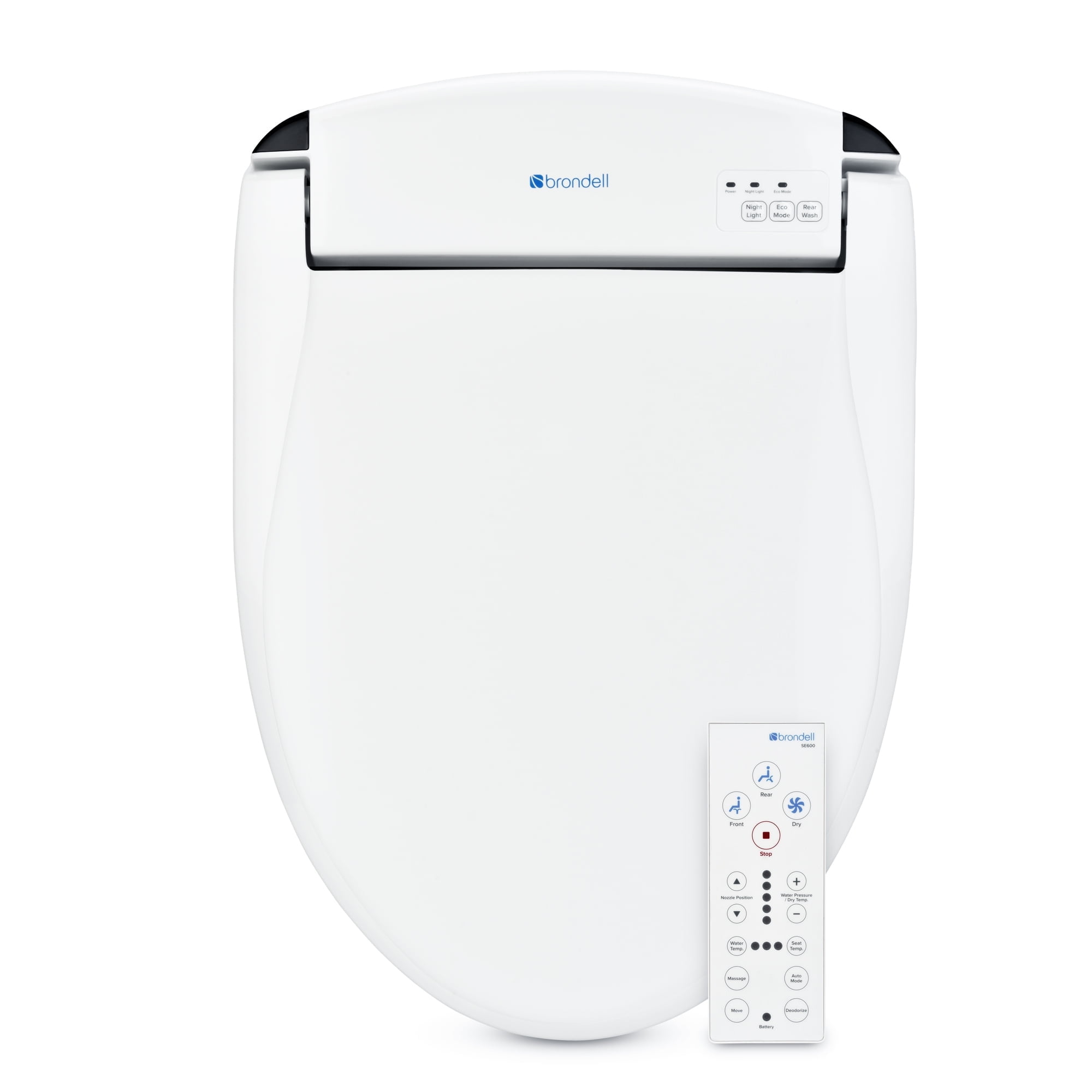 Brondell Swash SE600 Bidet Toilet Seat for Elongated Toilets (White, 1 Count) l8ya8