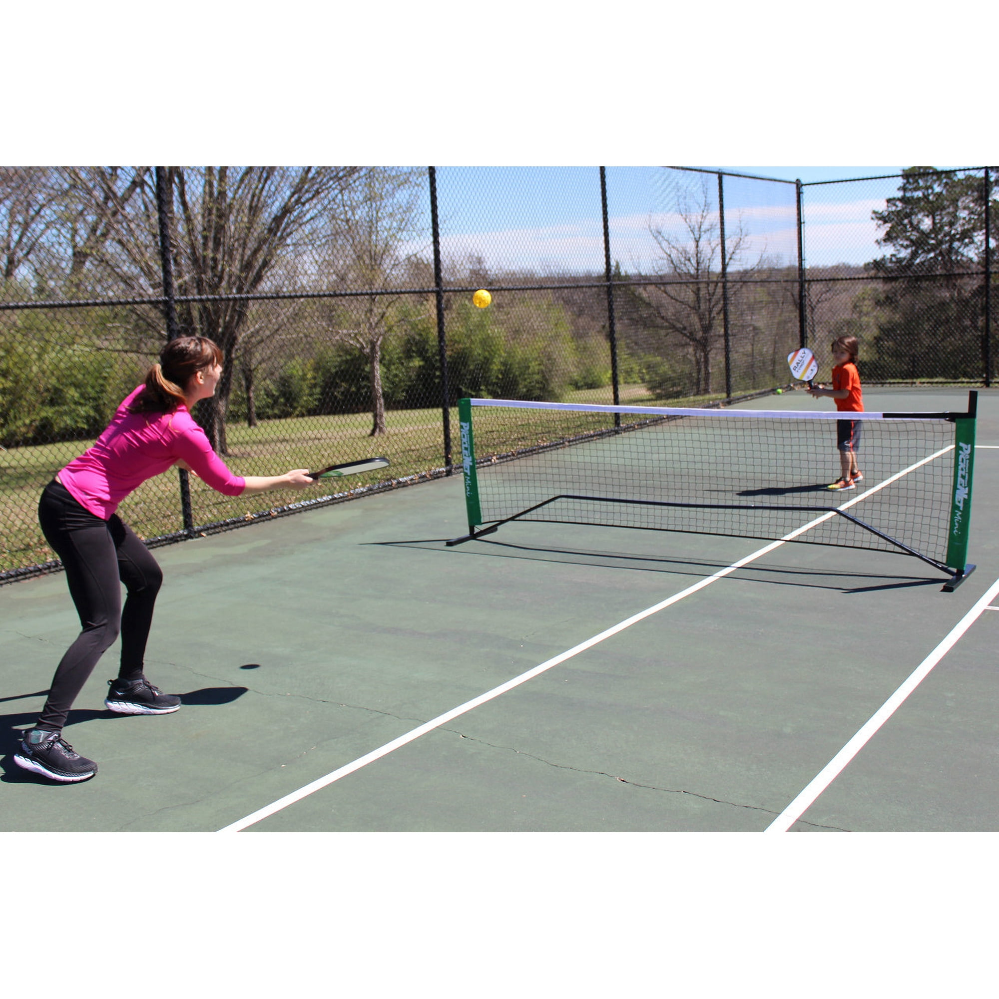 Oncourt Offcourt PickleNet Mini Portable Pickleball Net (White, 10 ft) 8u5js