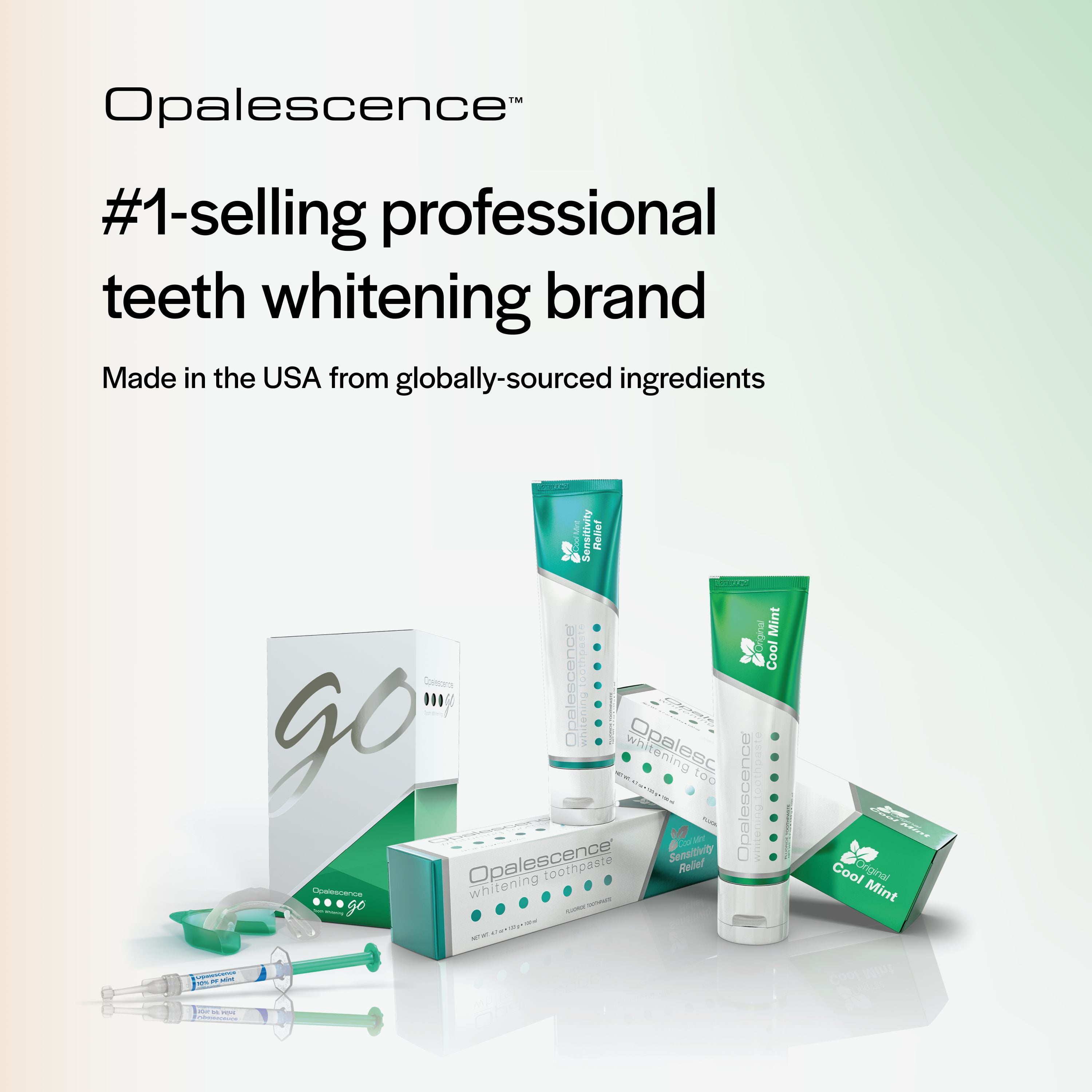 Opalescence Go 15% Hydrogen Peroxide Teeth Whitening Trays (Cool Mint, 7 Treatments) oui4d