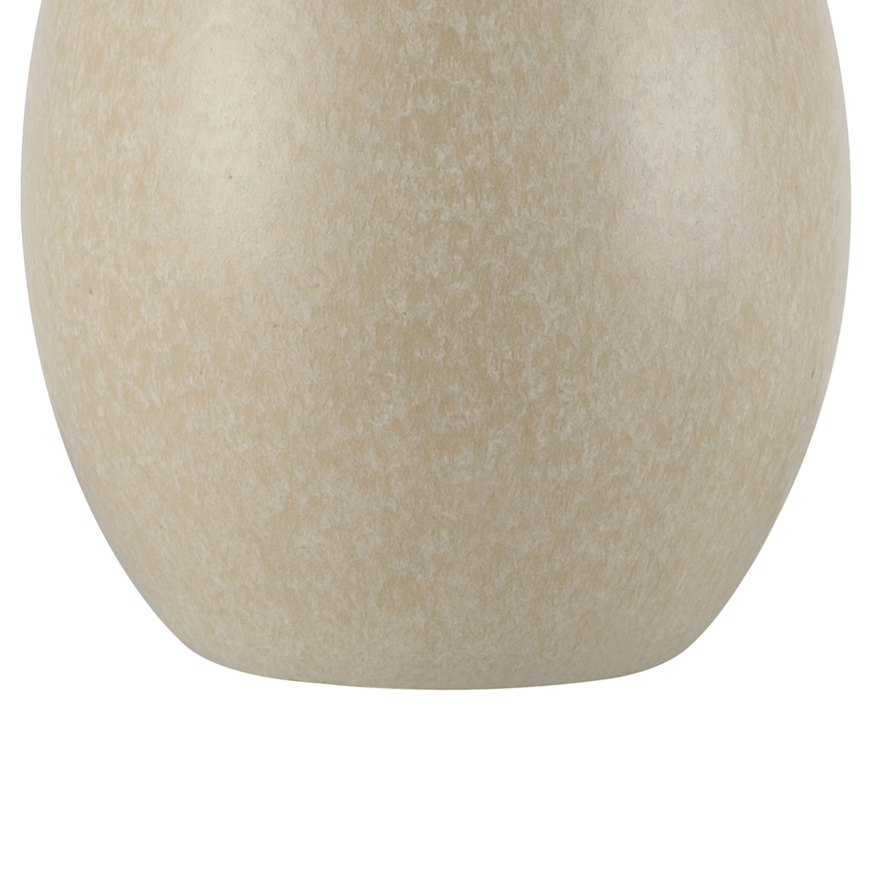 Better Homes & Gardens Ceramic Table Lamp with Natural Rattan Shade (Cream, 18 in) i5kof