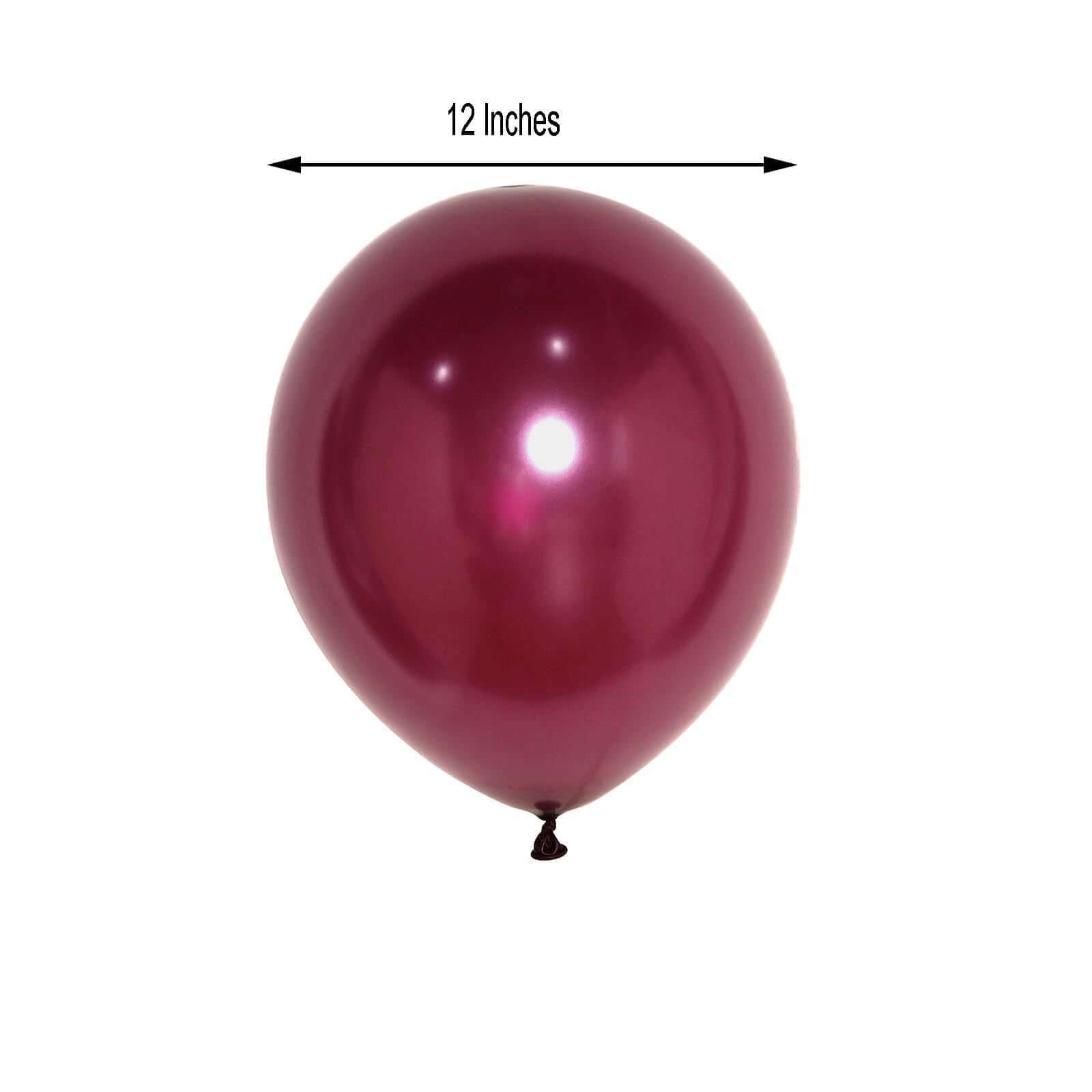 Efavormart Metallic Latex Balloons for Wedding Birthday Party Decorations (Eggplant, 12 in, 100 Pack) bt7tq