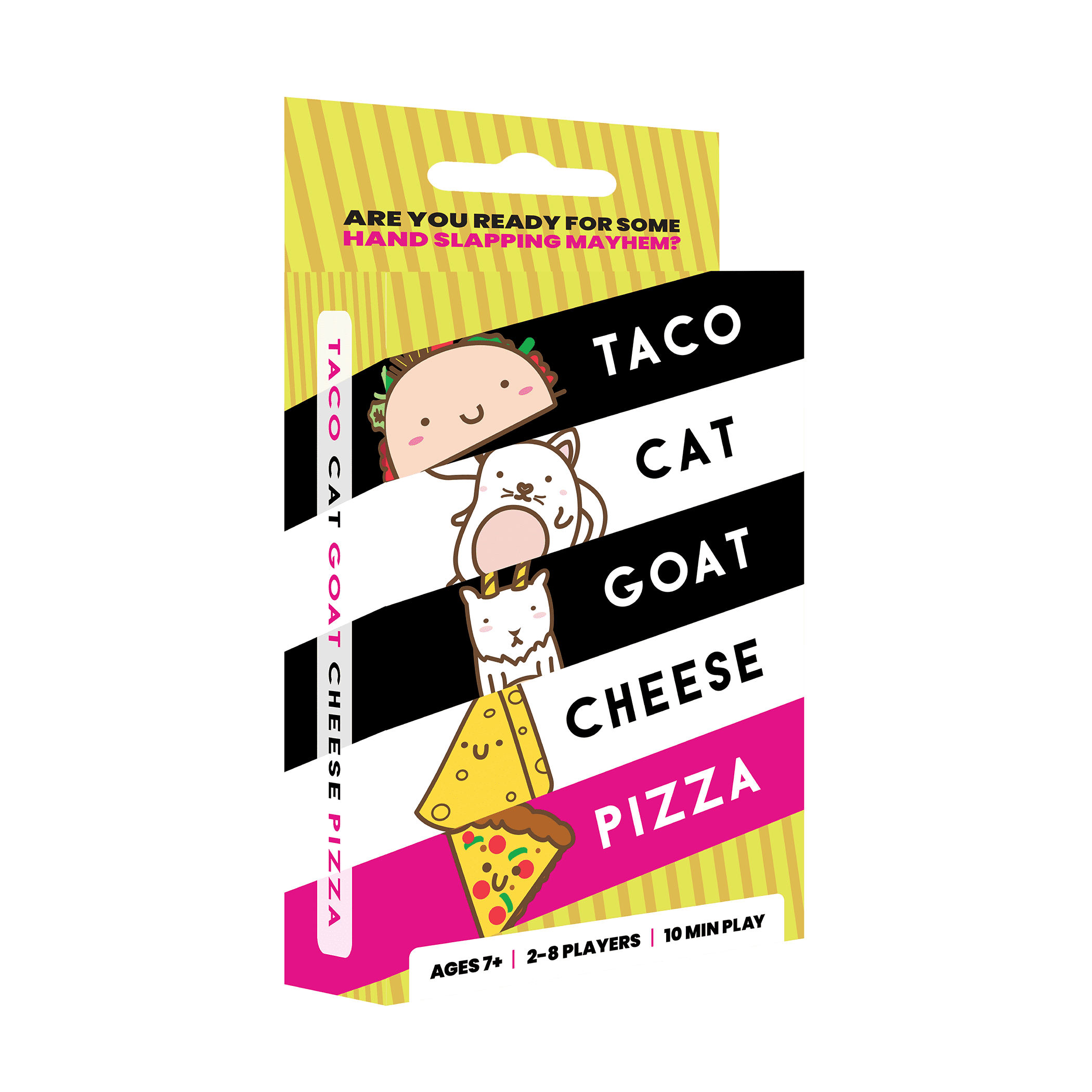Dolphin Hat Games Taco Cat Goat Cheese Pizza Fast-Paced Card Game (Multicolor, 2-8 Players) dfaom