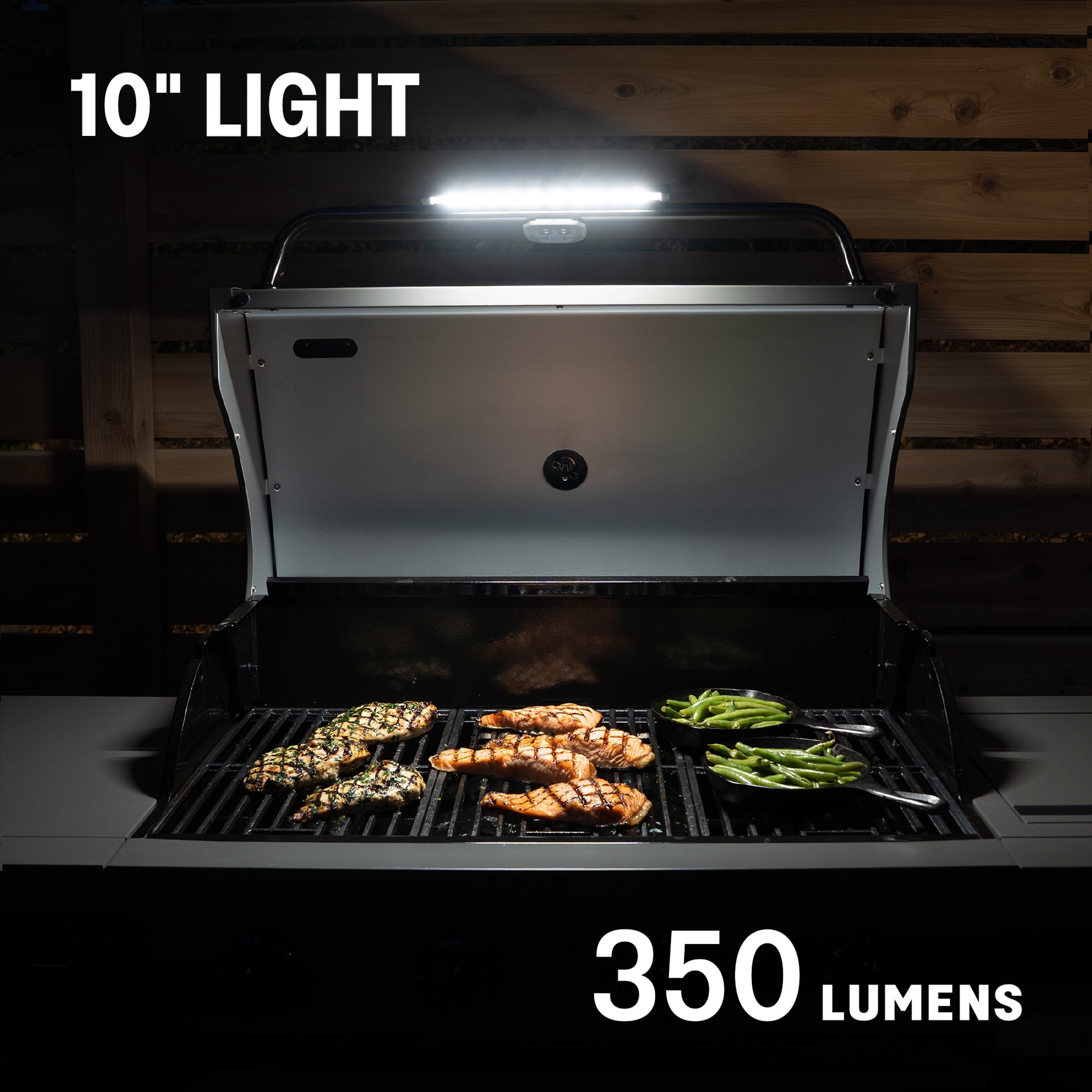 TYTUS Fresno 4-Burner Gas Grill Island Set with Cover, Griddle, Light, and Pizza Stone (Stainless Steel) q0xse