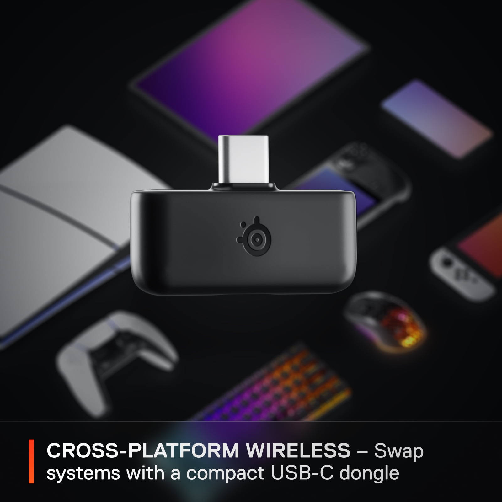 SteelSeries Arctis Nova 5P Wireless Gaming Headset, Multi-Platform Compatibility, High-Fidelity Audio (Black) 2ynd7
