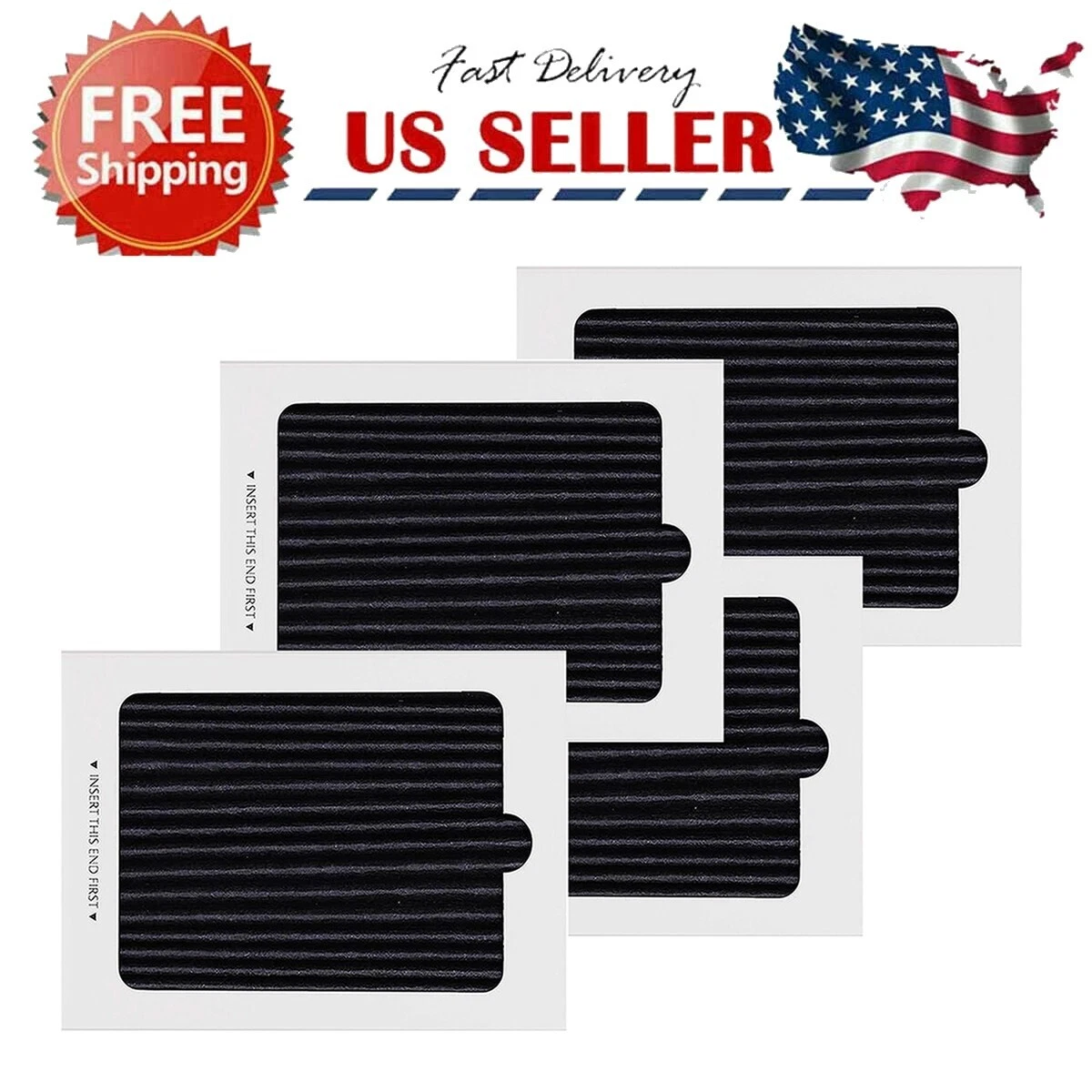KLYNE Air Filter Replacement for Frigidaire Electrolux Paultra (4 Pack) s4pc9