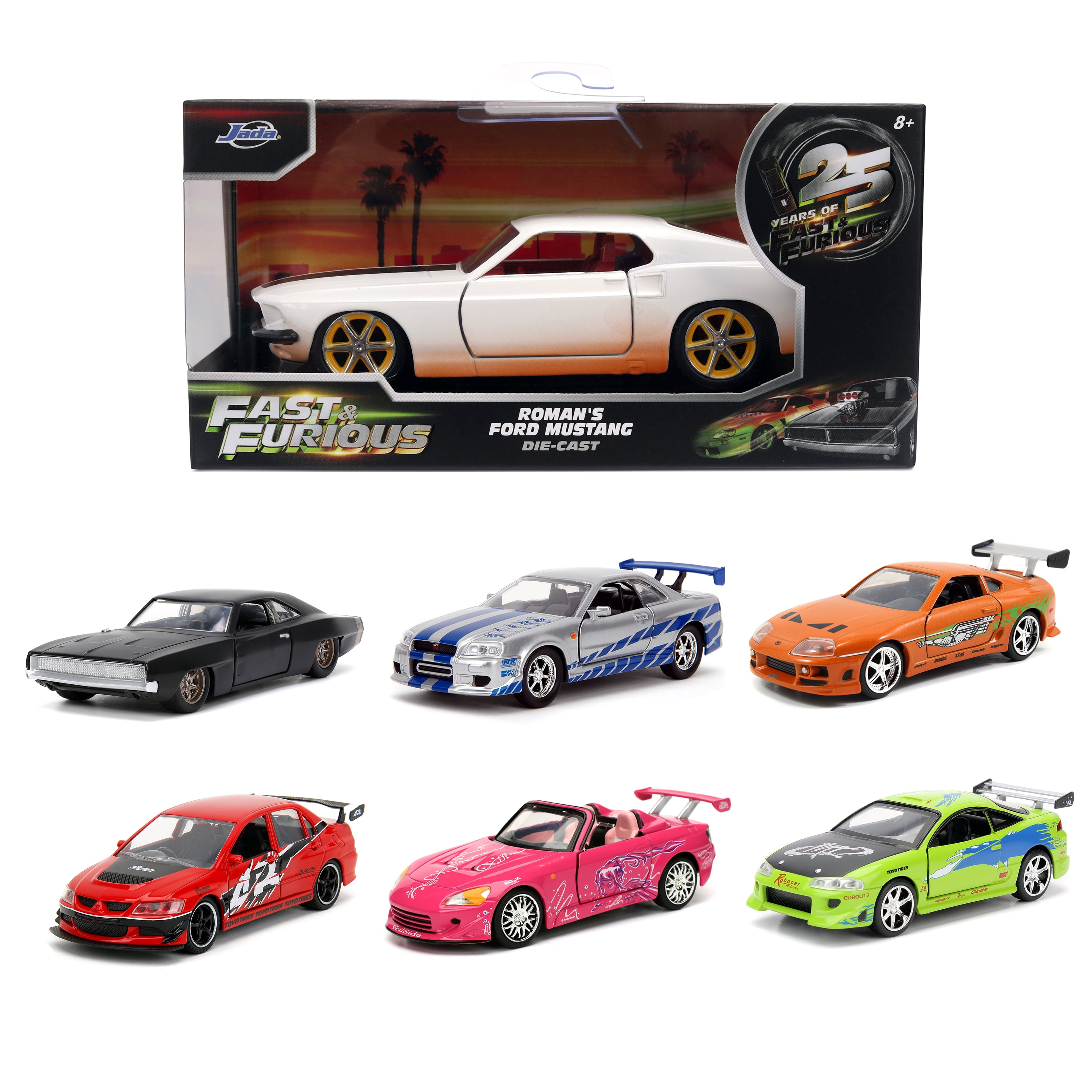 Jada Toys Fast & Furious Die-Cast Car Model Vehicle (1:32 Scale, 1 Car) egjwf