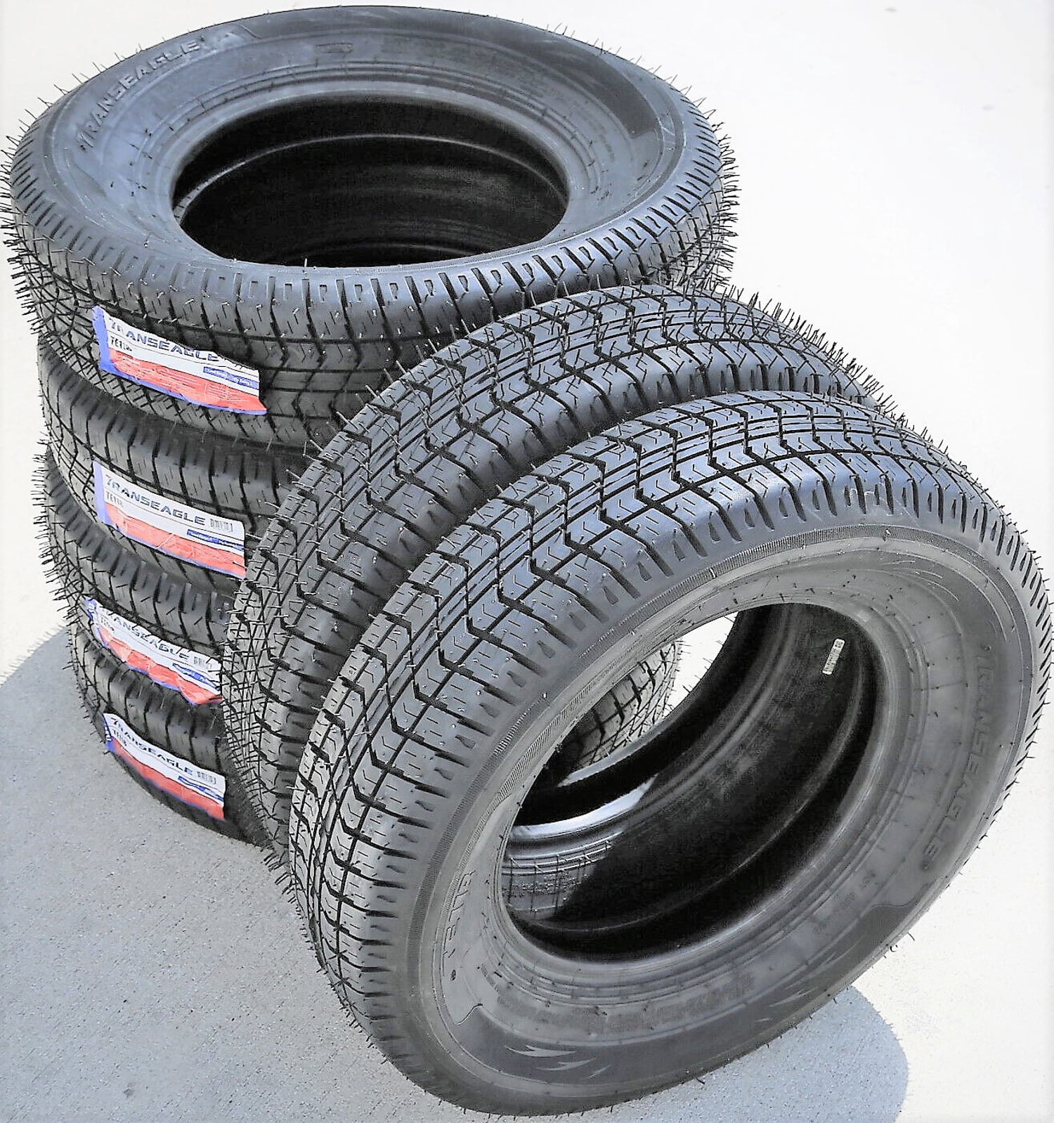 Transeagle TE118 ST205/75D15 Trailer Tires (Set of 4, Load Range C, 6 Ply) z1pkl