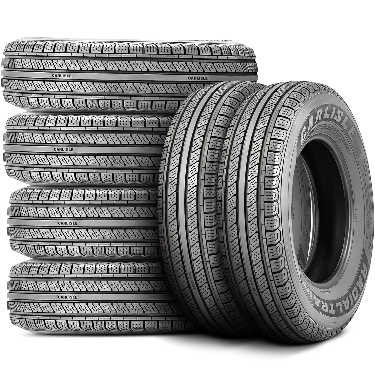 Carlisle Radial Trail HD Trailer Tires (ST175/80R13, Load Range C, 6 Ply, Set of 2) fets9