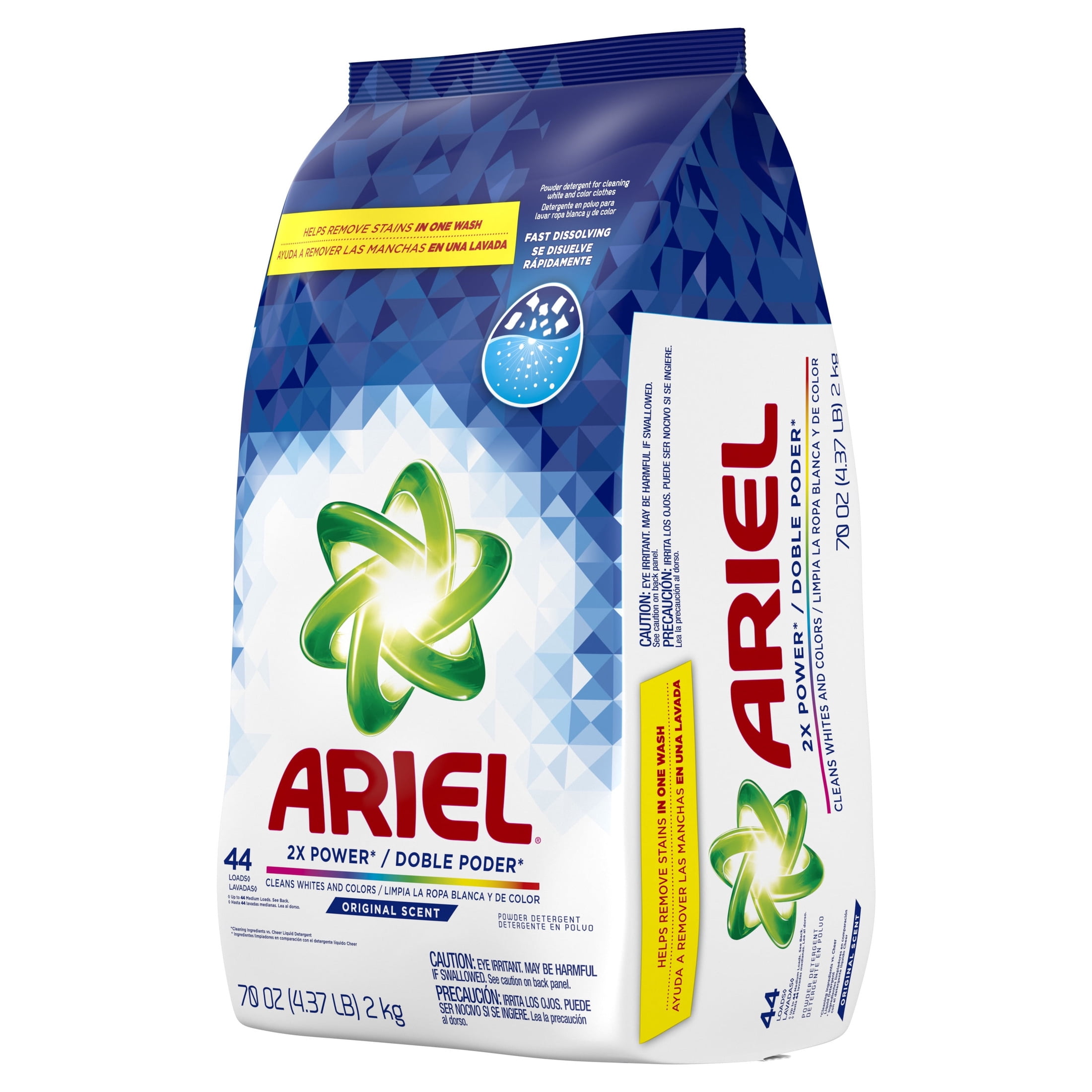 Ariel Laundry Detergent Powder, Original Scent, Deep Cleaning Formula (70 oz) 5gae4
