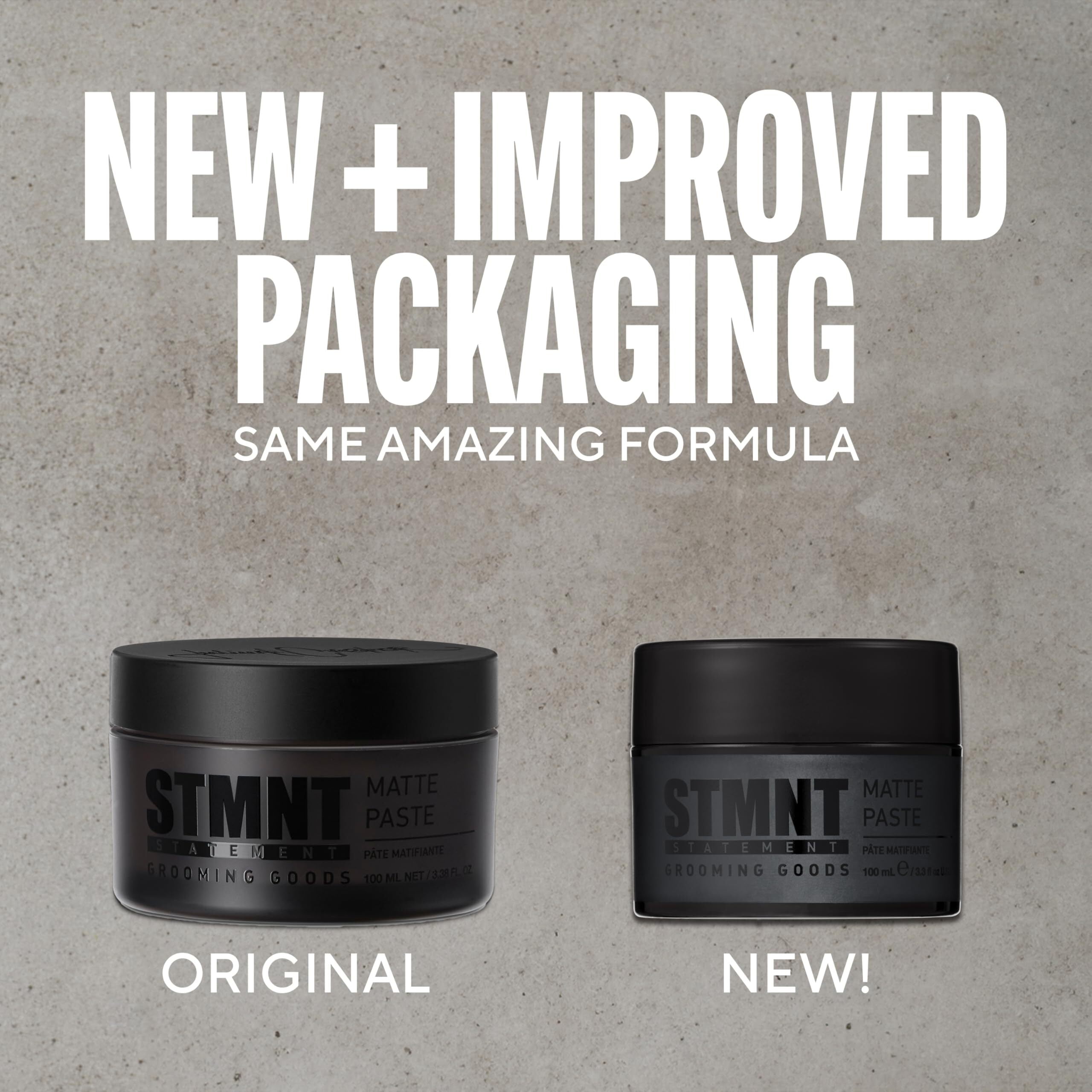 STMNT Grooming Goods Matte Paste, Strong Hold Hair Styling Clay (3.3 oz) q4ay8
