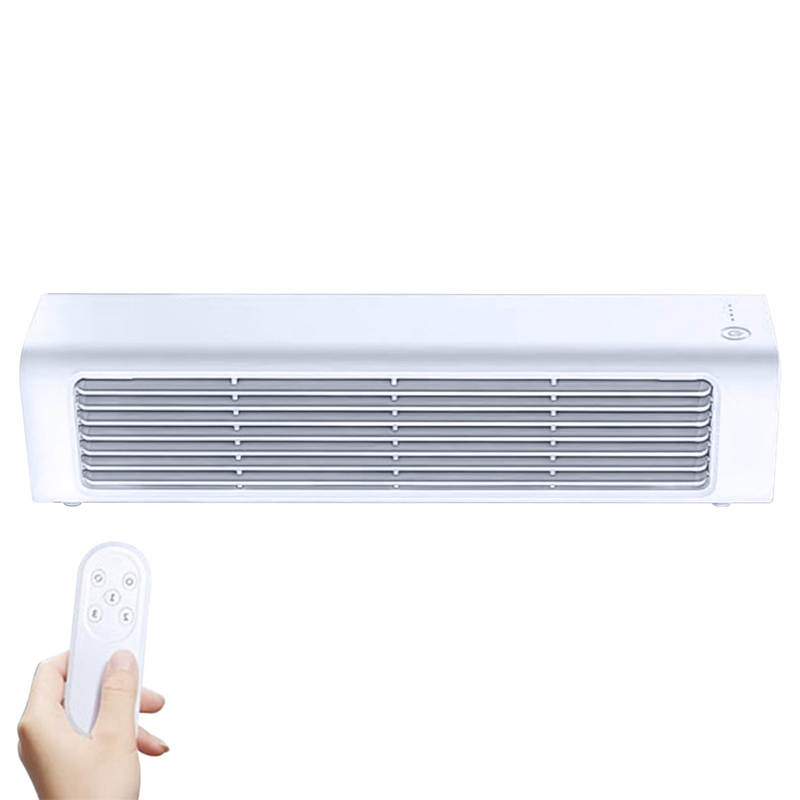 Exhoden Portable Bladeless Tower Fan, Quiet Cooling Floor Fan for Bedroom and Home (White, 36 in) 4vcs3