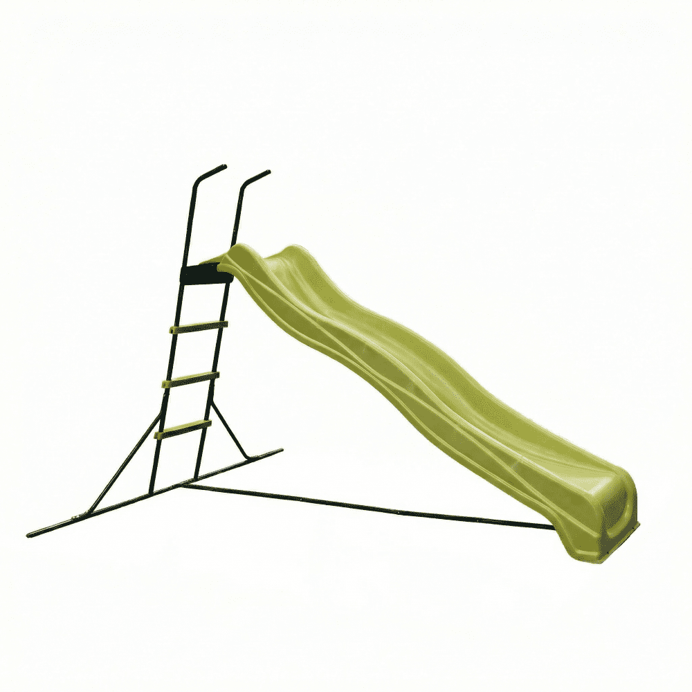 Cozynest Freestanding Kids Slide, Indoor and Outdoor Playground Equipment for Backyard (Green, 93.7 x 72.04 x 56.69 in) 5h4ur