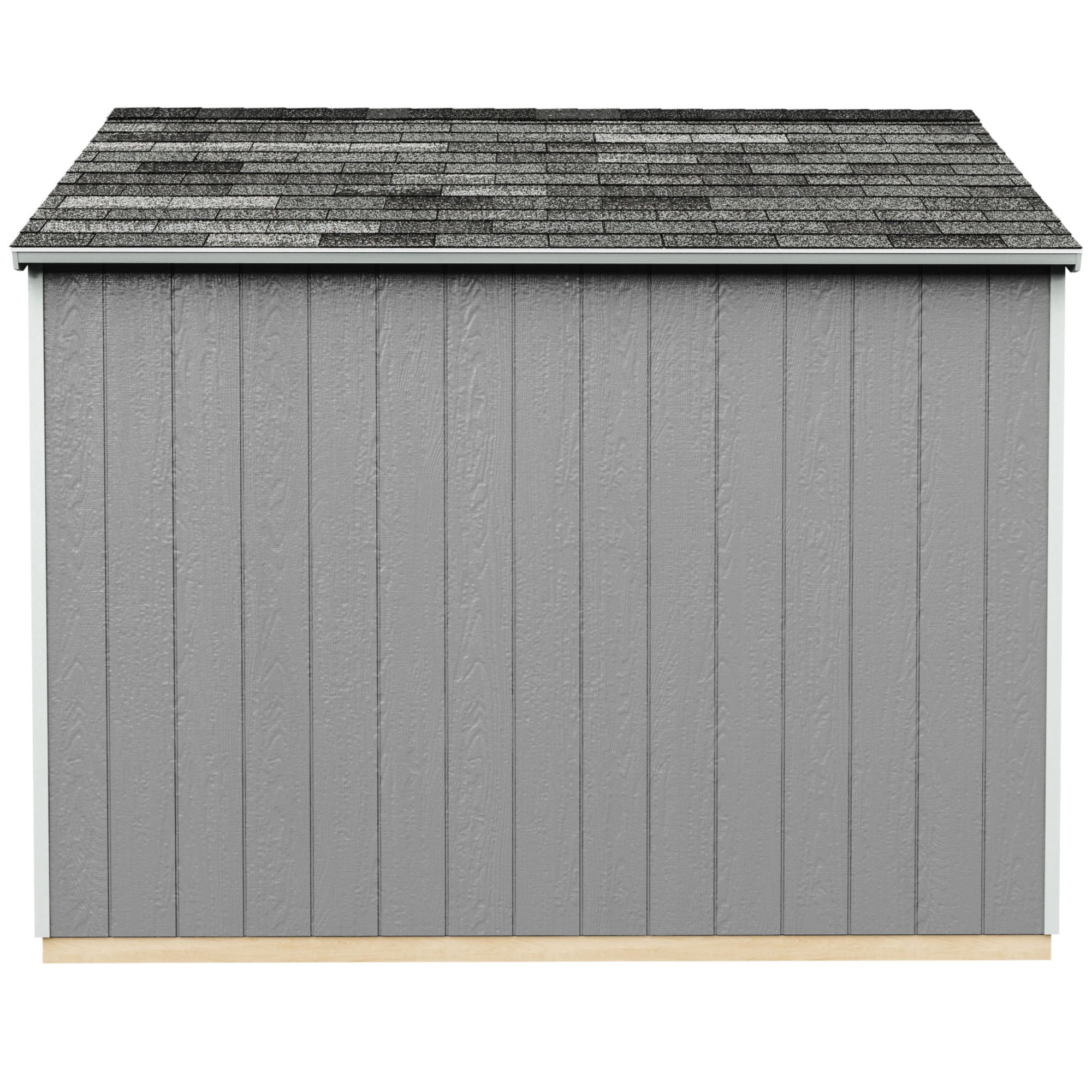 Handy Home Products Cumberland Outdoor Wood Shed Kit with Smartside (Brown, 10 ft. x 16 ft.) 81xri