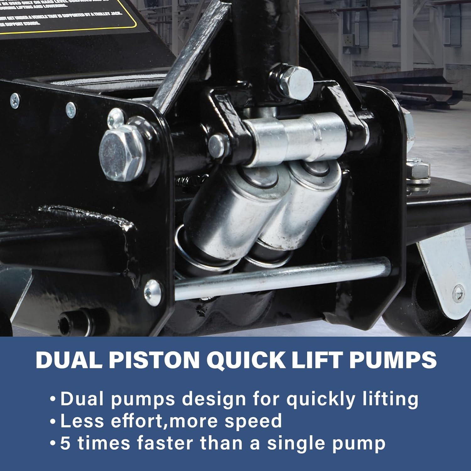 Ktaxon 3 Ton Hydraulic Floor Jack, Heavy-Duty Low-Profile Car Lift (Black, 6000 lb) j8emp