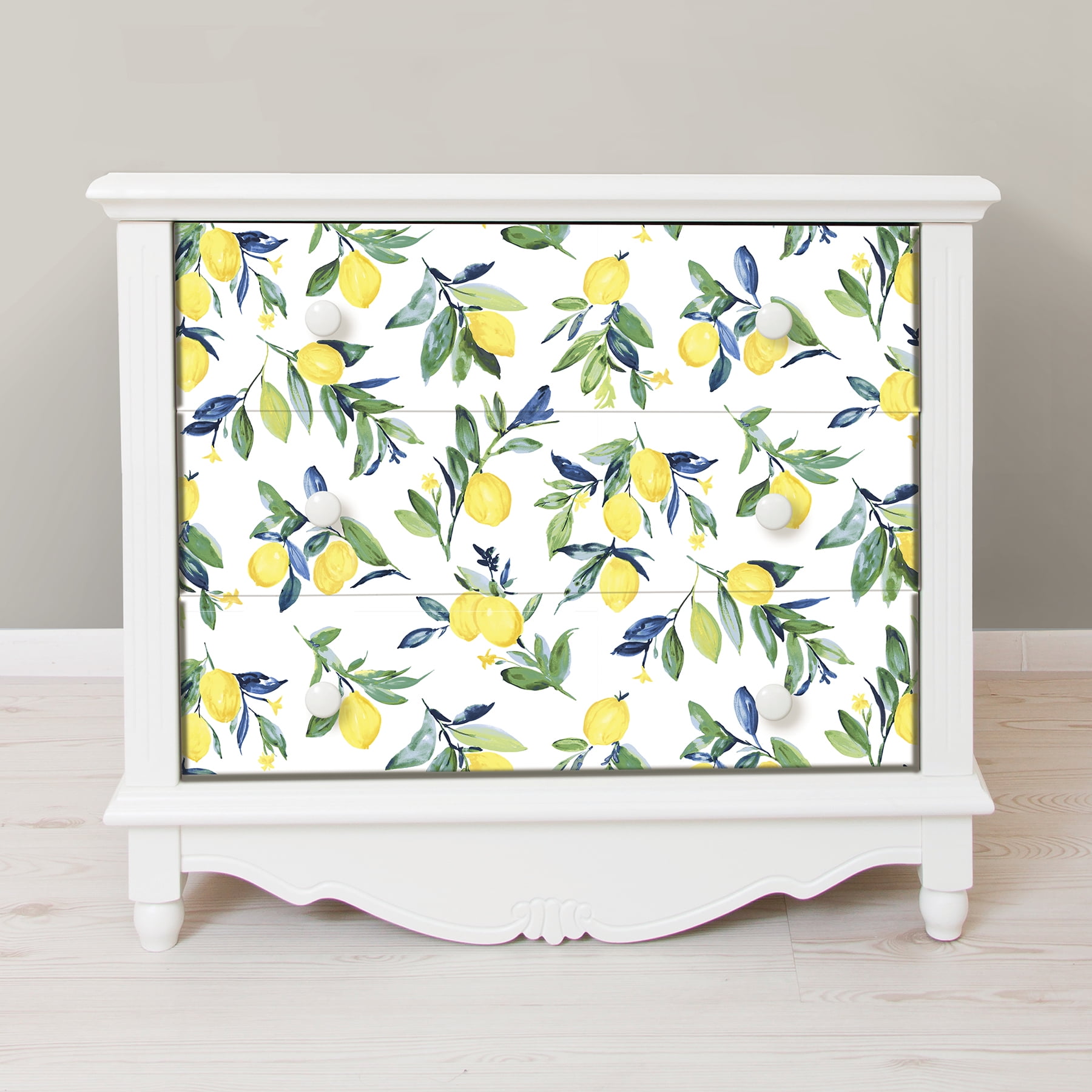NuWallpaper Lemon Drop Peel and Stick Wallpaper (Yellow, 20.5-in x 216-in) iwdxq