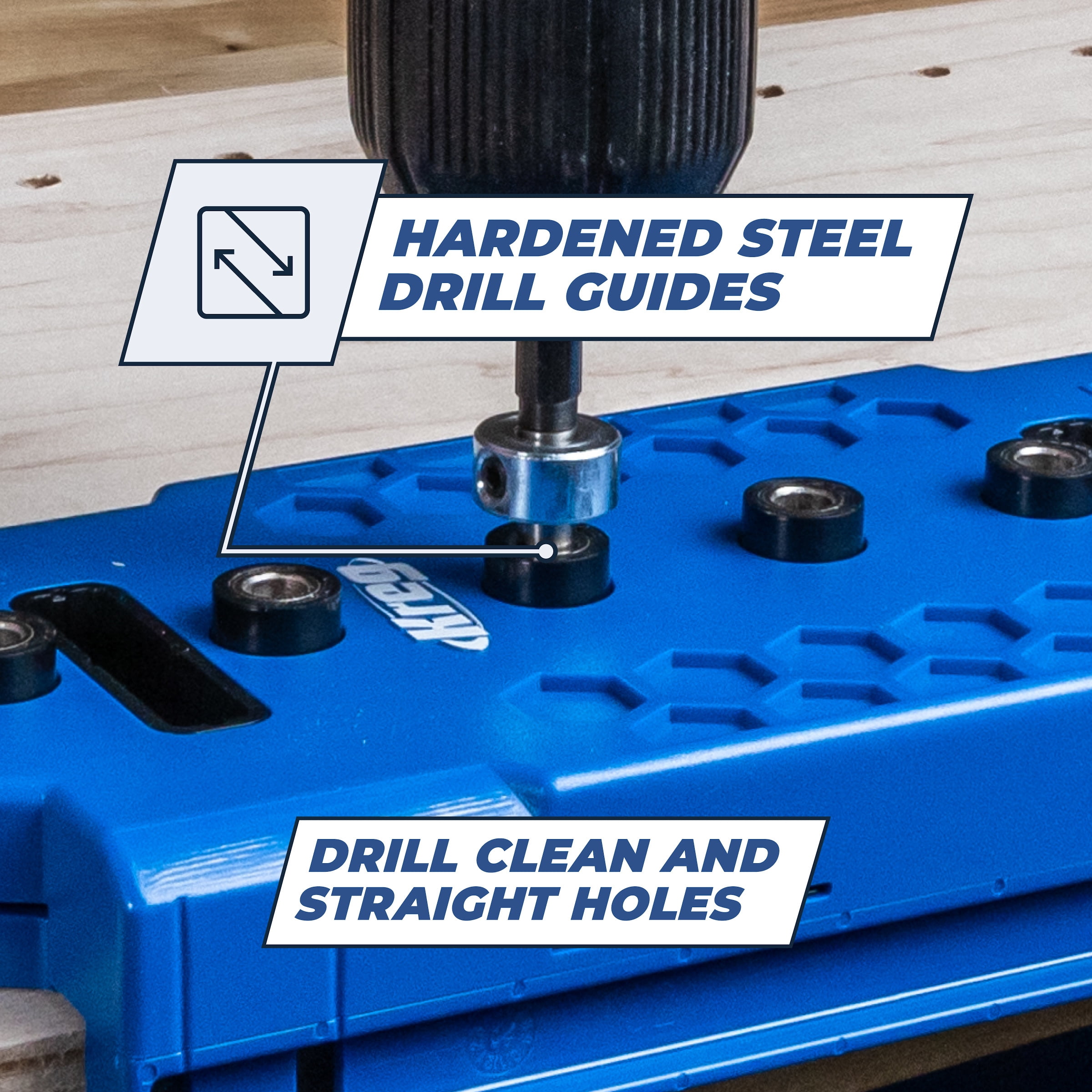Kreg Shelf Pin Jig for Cabinetry (5mm, 1-1/4 in Spacing) q29rd