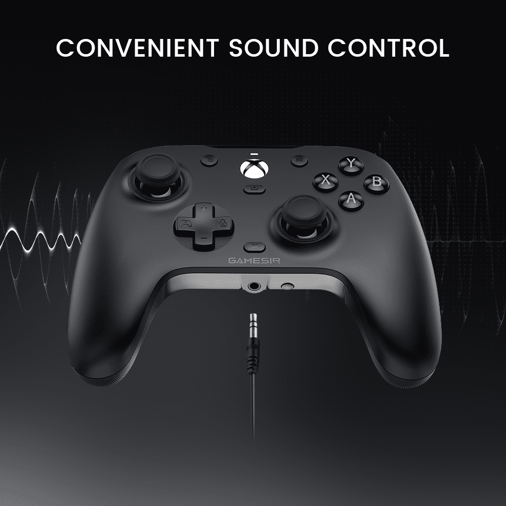 GameSir G7 SE Wired Gaming Controller for Xbox Series X|S and PC, Hall Effect Joysticks and Triggers, Customizable Back Buttons (Black, 1 Count) sua2m