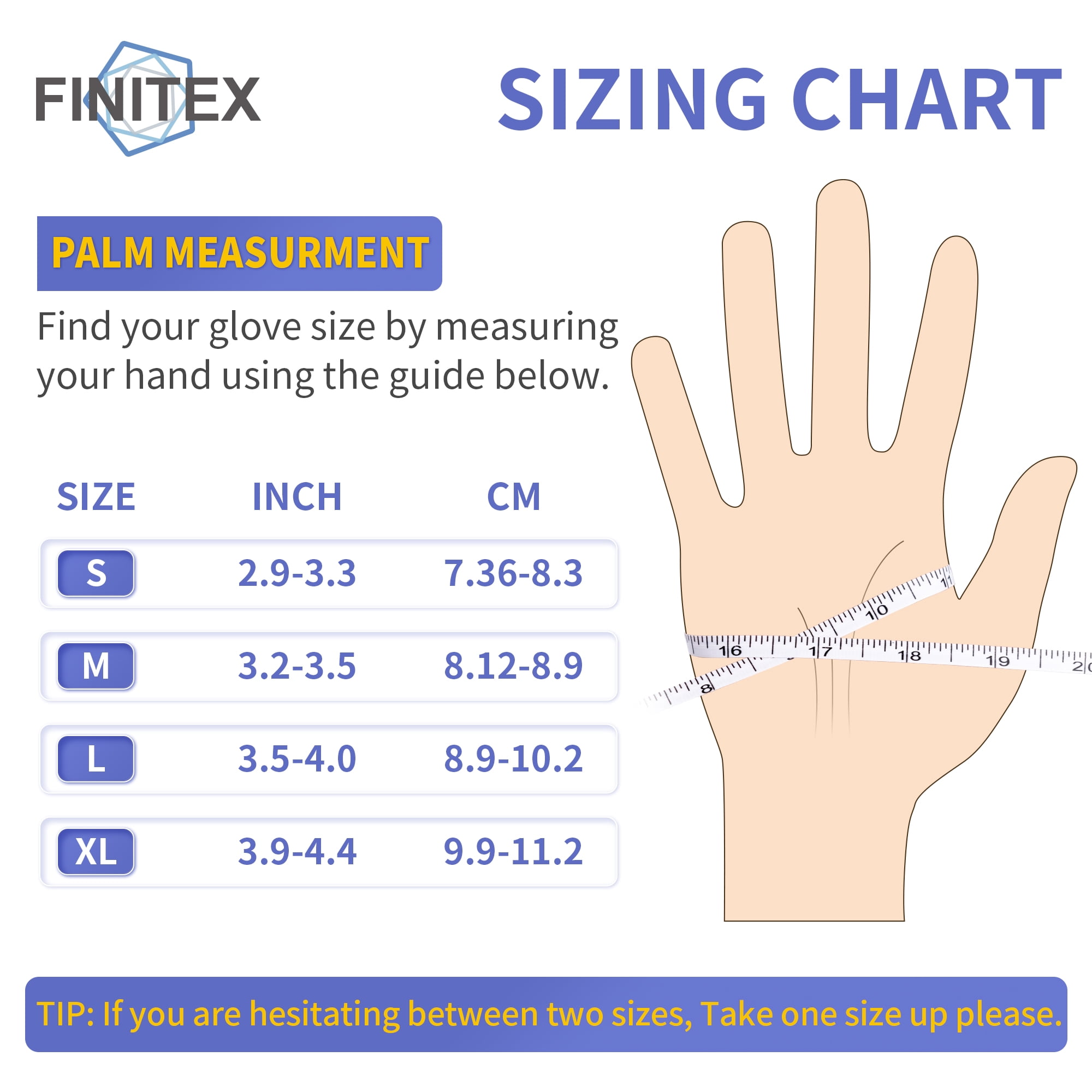 FINITEX Nitrile Disposable Gloves, Food Grade, Latex-Free, Hypoallergenic, Micro-Roughened Grip (Blue, Large, 200 Count) q73v6