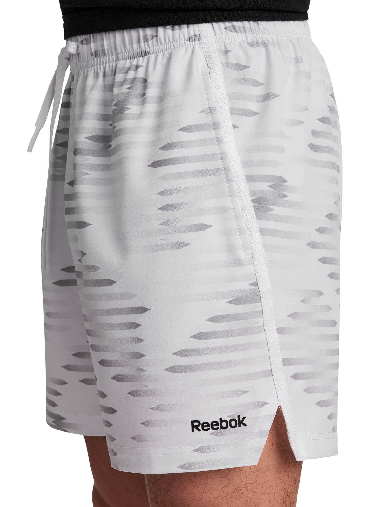 Reebok Men's Urban Woven Athletic Performance Shorts (White, 7 in Inseam) som95