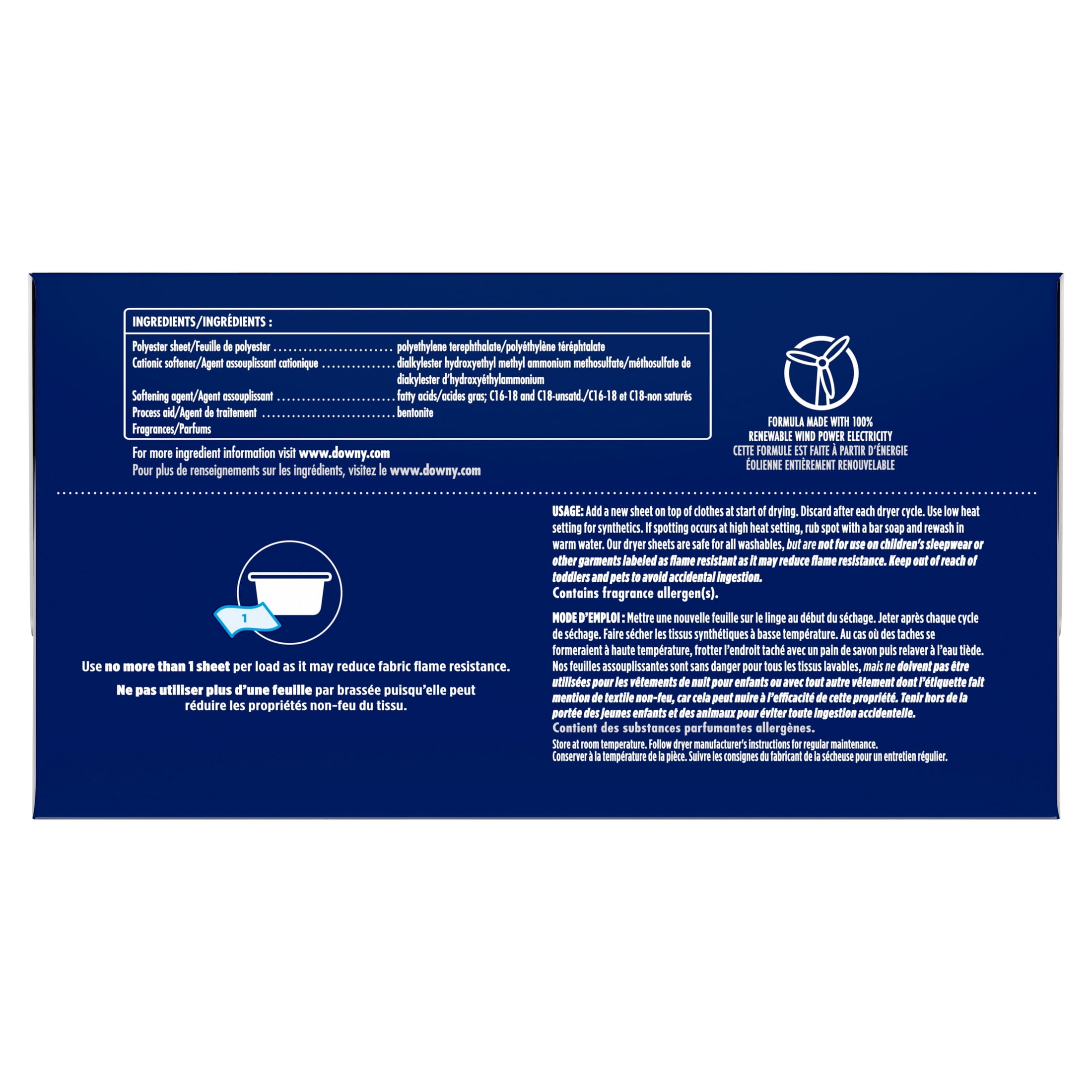 Downy Infusions Balance Fabric Softener Dryer Sheets, Crisp Rain and Blue Eucalyptus Scent (Blue, 80 Count) jncgu
