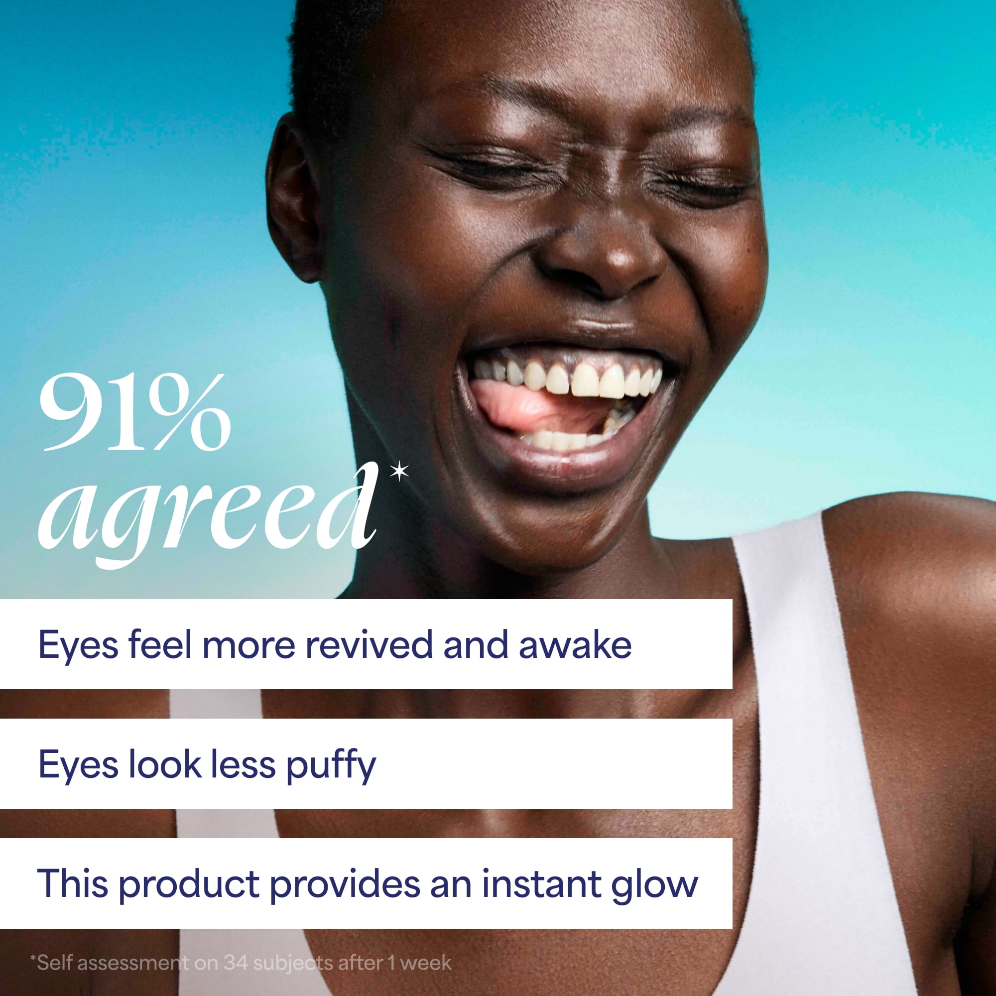 TULA Skin Care Spresso Energizing Eye Balm, Firming Peptide & Collagen Treatment (Gold, 0.35 oz) 4dxs4