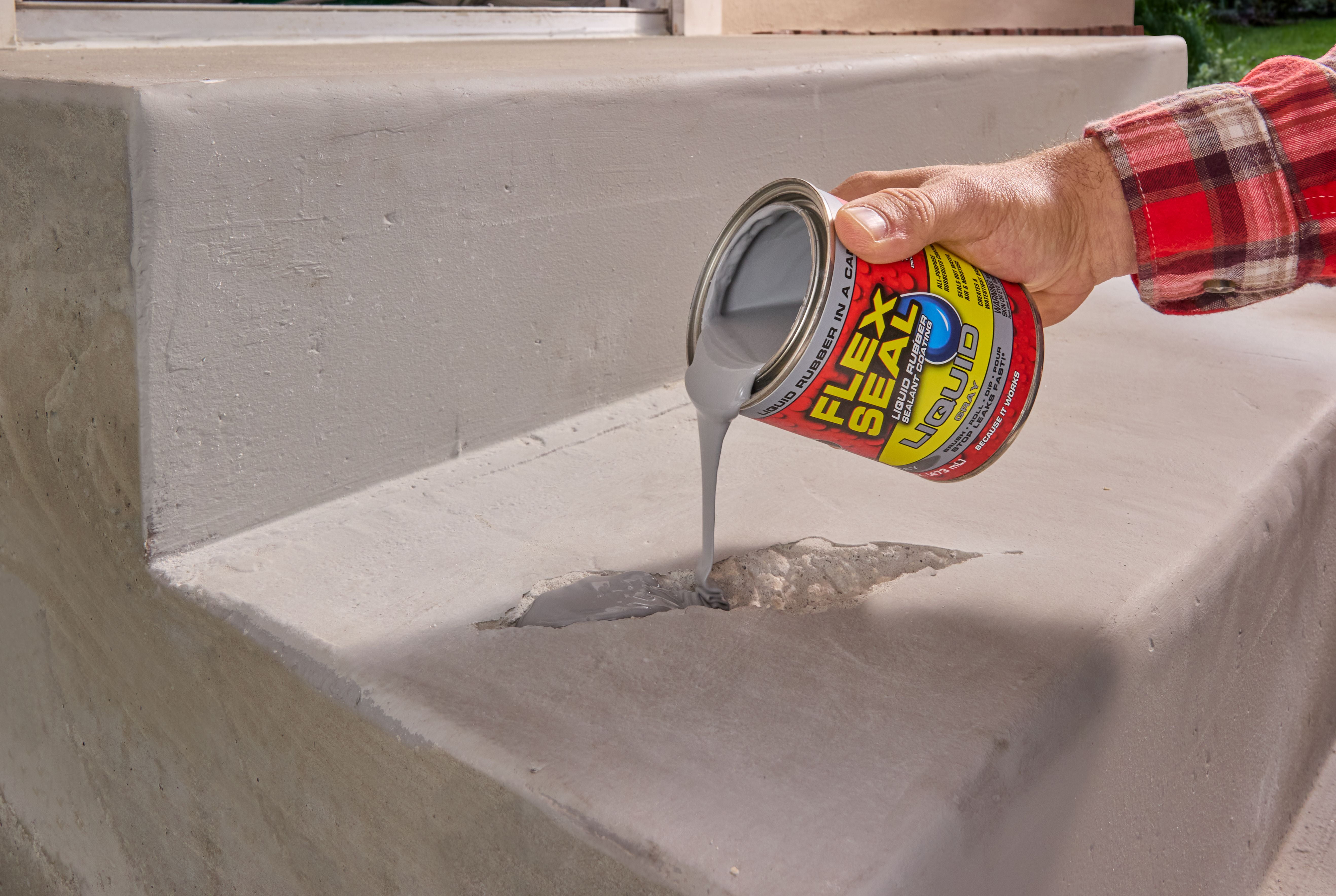 Flex Seal Liquid Rubber Sealant Coating (Gray, 16 oz) s4ouh