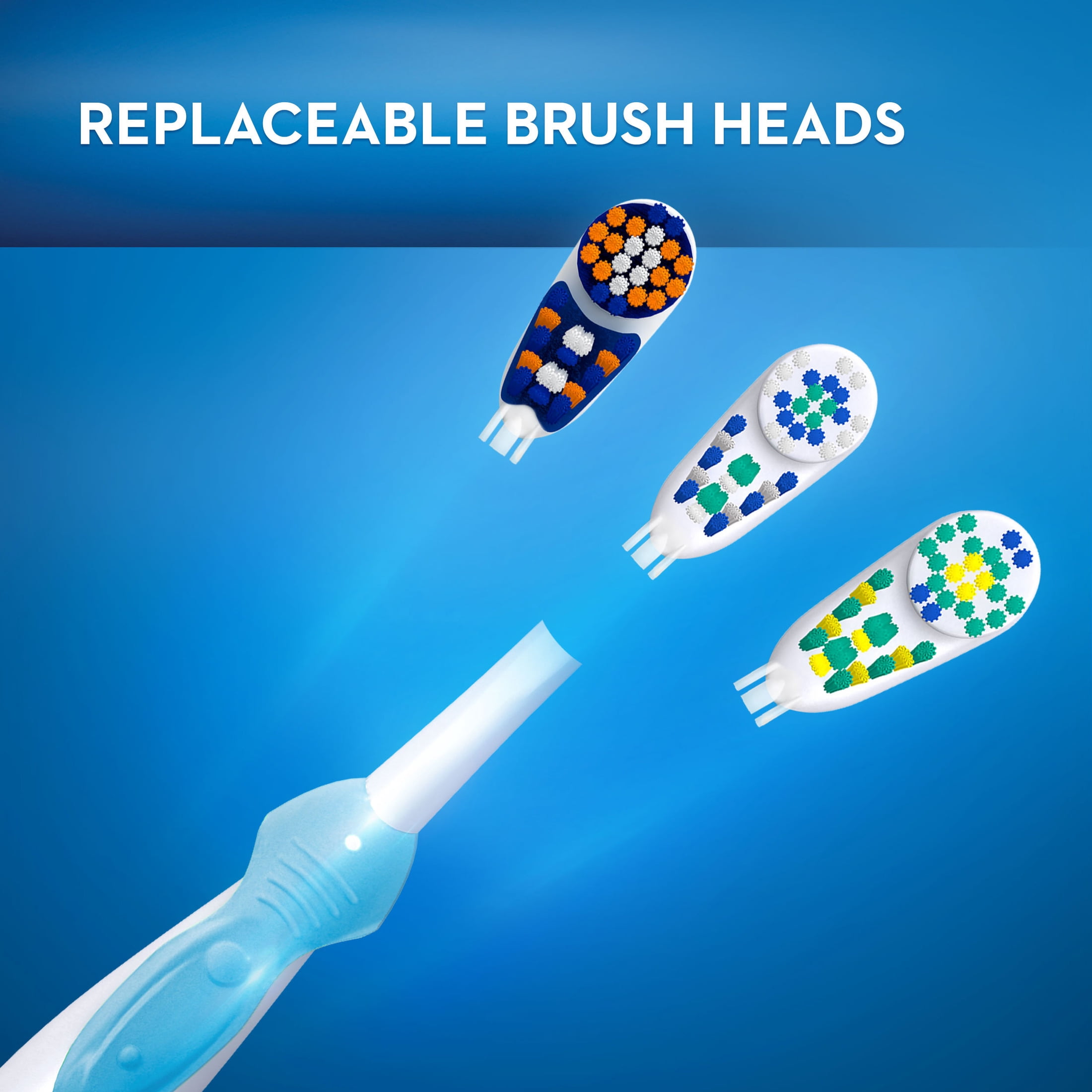Oral-B Deep Clean Battery Powered Replacement Toothbrush Heads (White, 6 Pack) 8fhhz - Image 7