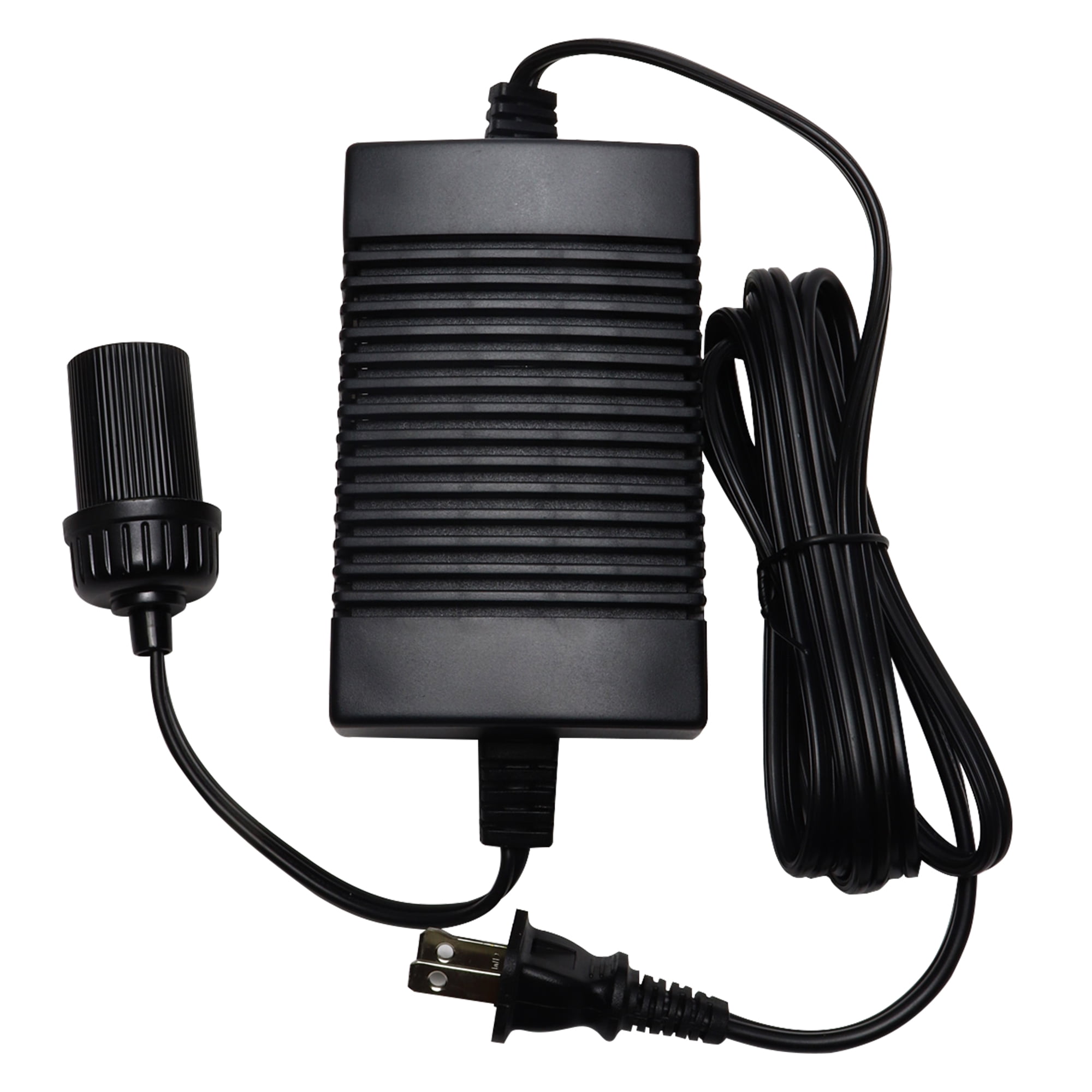 Koolatron AC to DC Power Adapter Converter with Circuit Breaker (Black, 6 ft) pjb0t