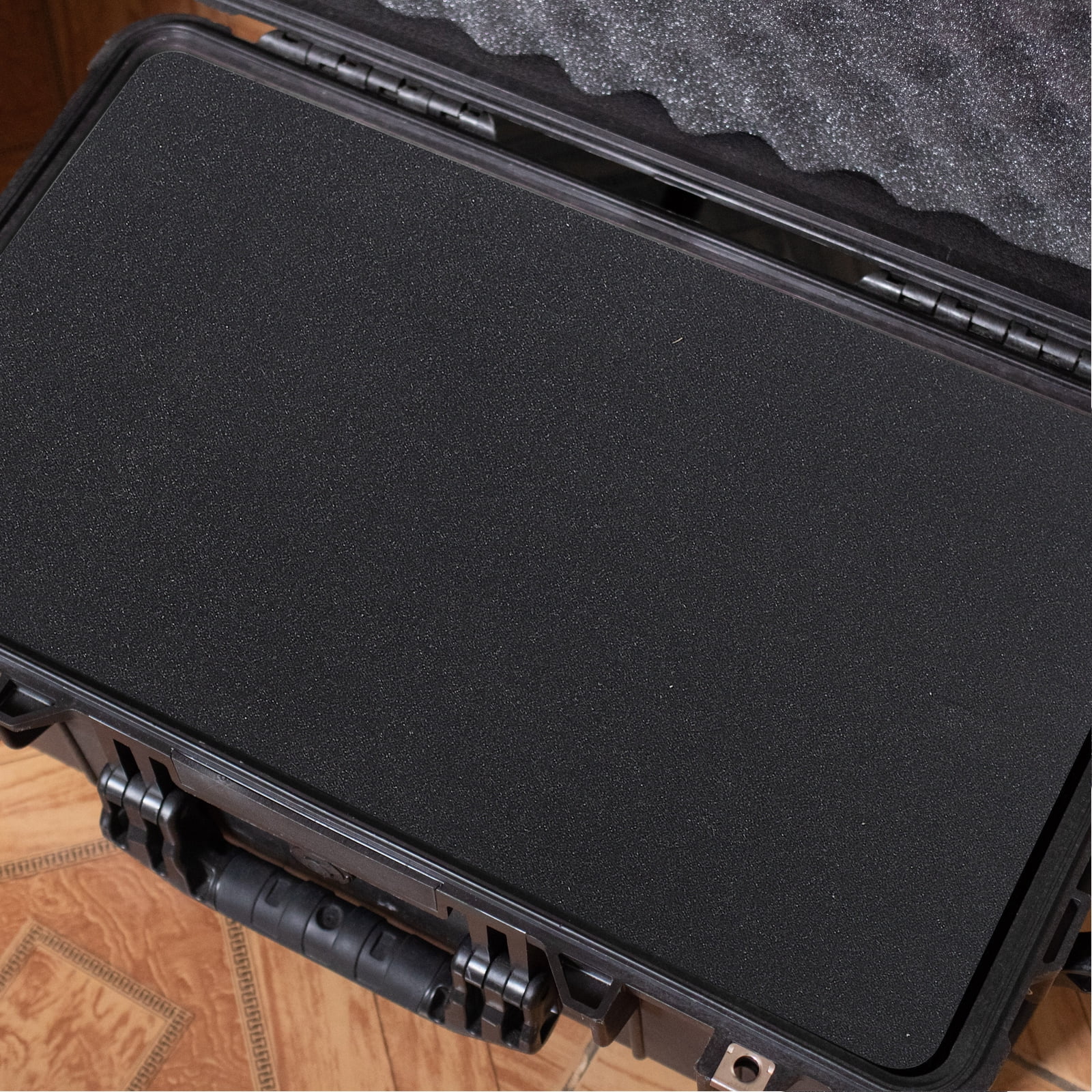 Generic Protective Foam Insert for Tool Box and Cup Drying Rack (Black, 12 in x 12 in) alrff