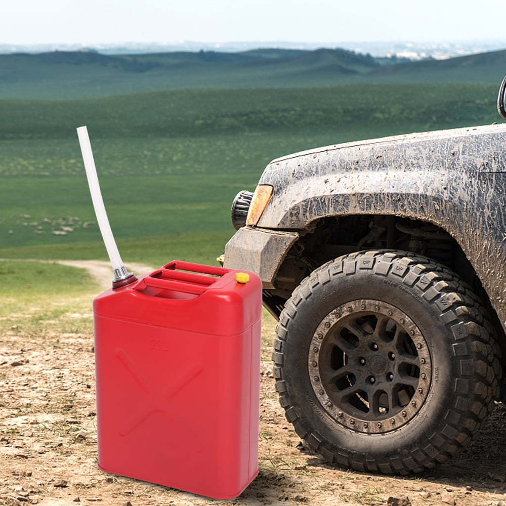Zimtown Portable Fuel Storage Container with Spout (Red, 5 gal) 3coah
