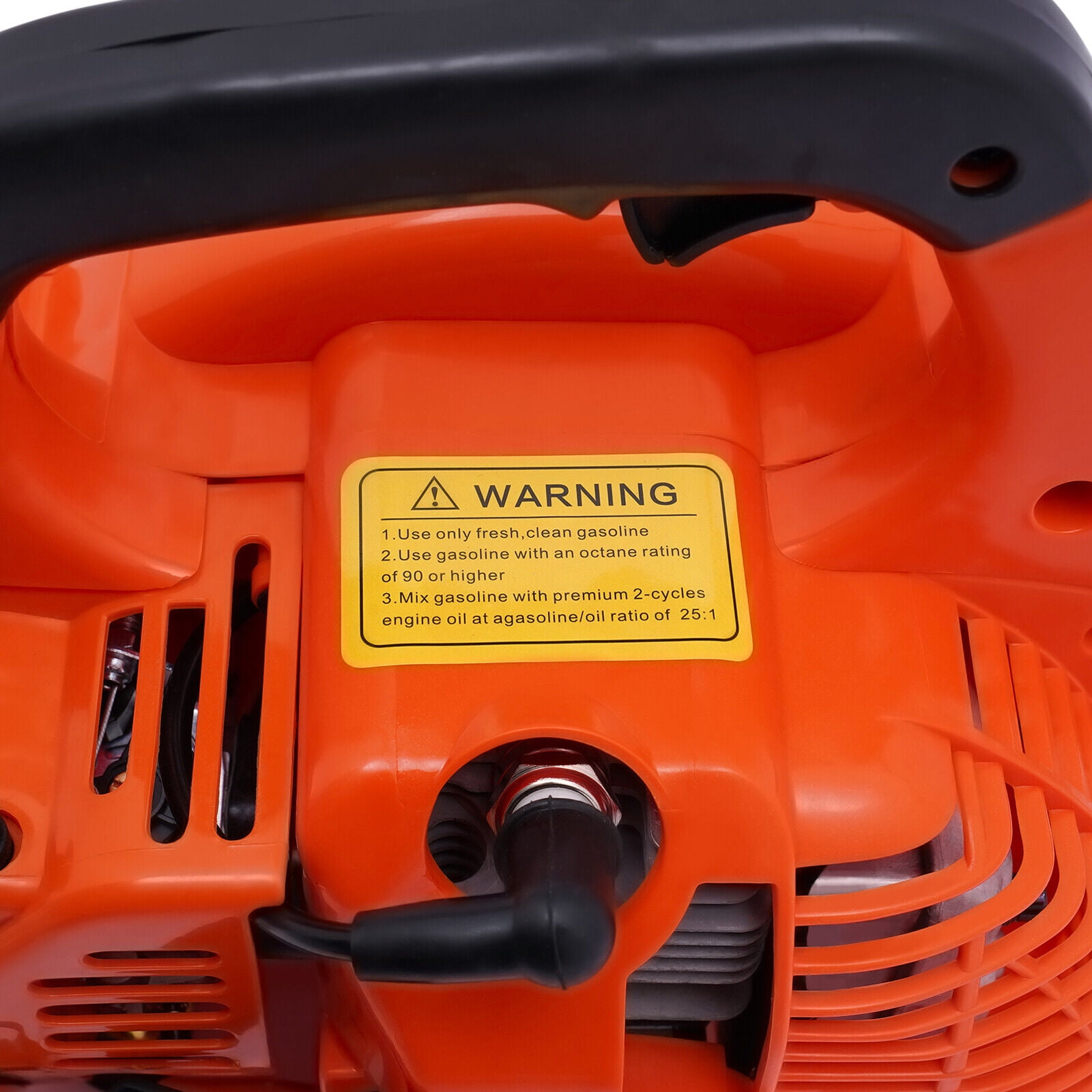 Generic 25.4cc 2-Stroke Gas Powered Handheld Leaf Blower (Orange, 30.4 fl oz) xzbth