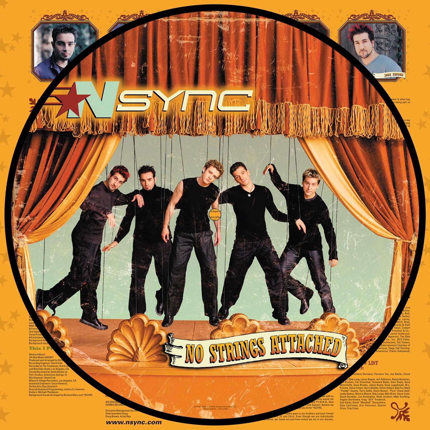 Sony Music N Sync No Strings Attached 20th Anniversary Edition Vinyl Record (12 in) 892s9