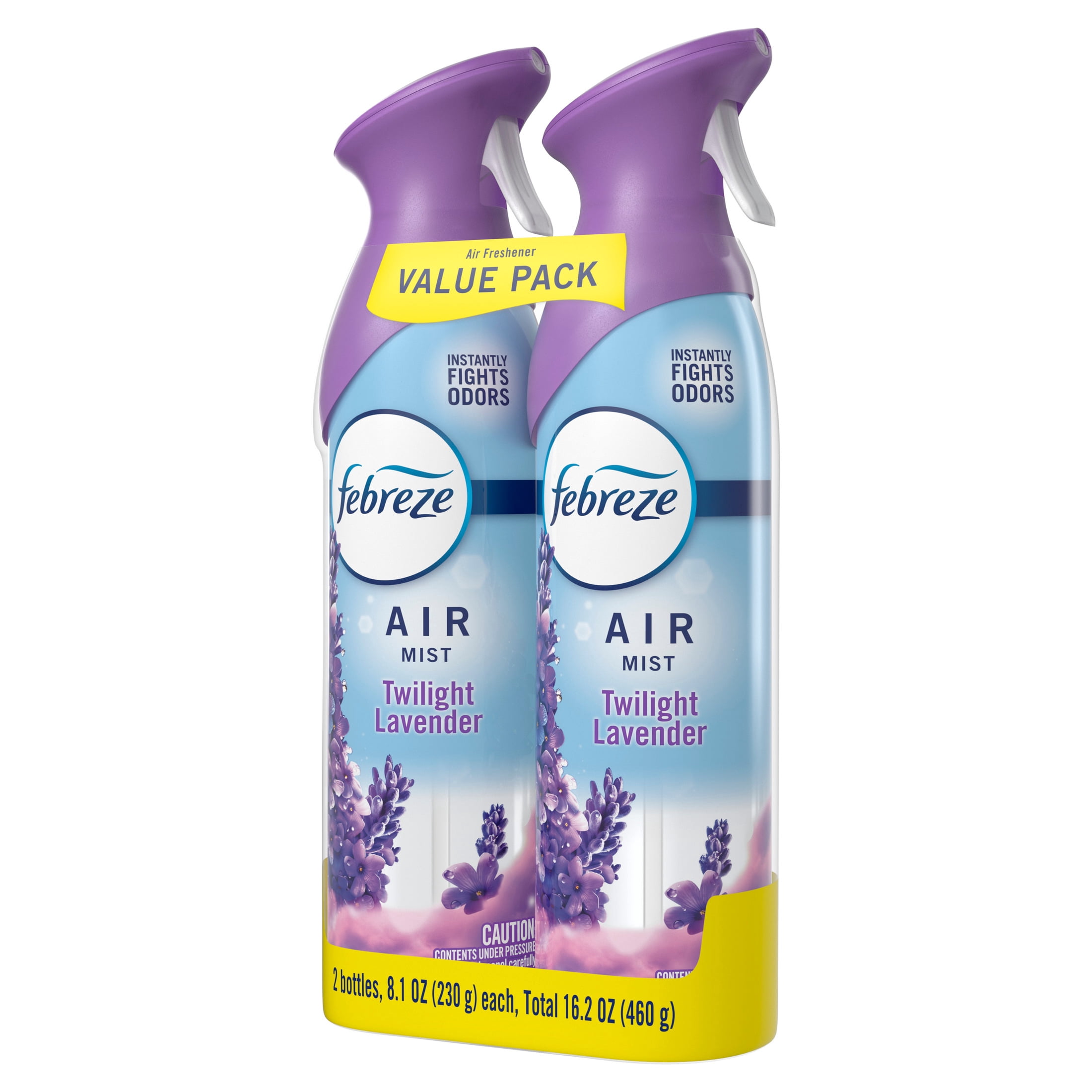 Febreze Air Mist Air Freshener Spray, Odor Eliminator, Twilight Lavender (8.1 oz, 2 Count) 1t9io